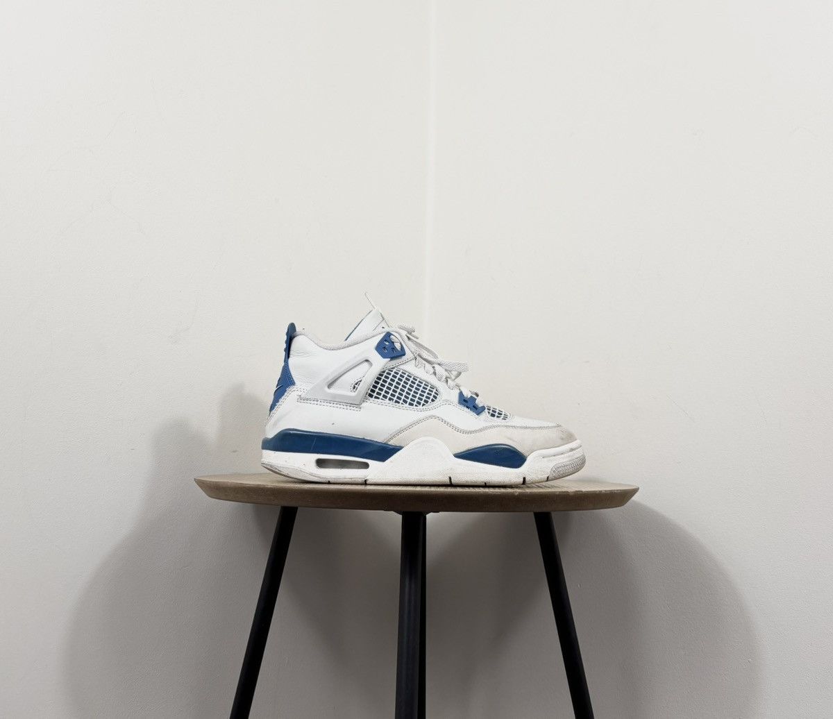 Jordan Brand Jordan 4 Retro Military Blue 2024 GS Sneakers Shoes Size 7Y Size US 7 / EU 40 - 2 Thumbnail