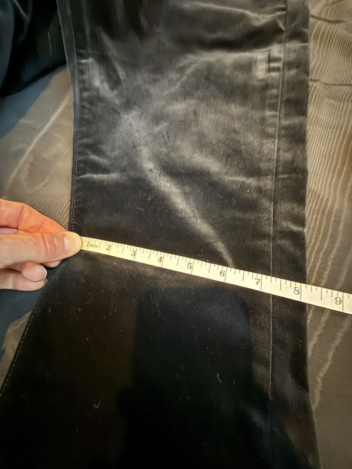 Celine Holy Grail FW20 Celine dylan velvet black flared jeans 31 Size US 31 - 13 Thumbnail