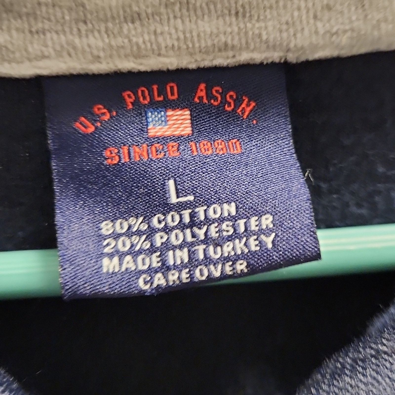 U.S. Polo Assn. US Polo Assn retro velour Men's jacket Large Size US L / EU 52-54 / 3 - 2 Thumbnail