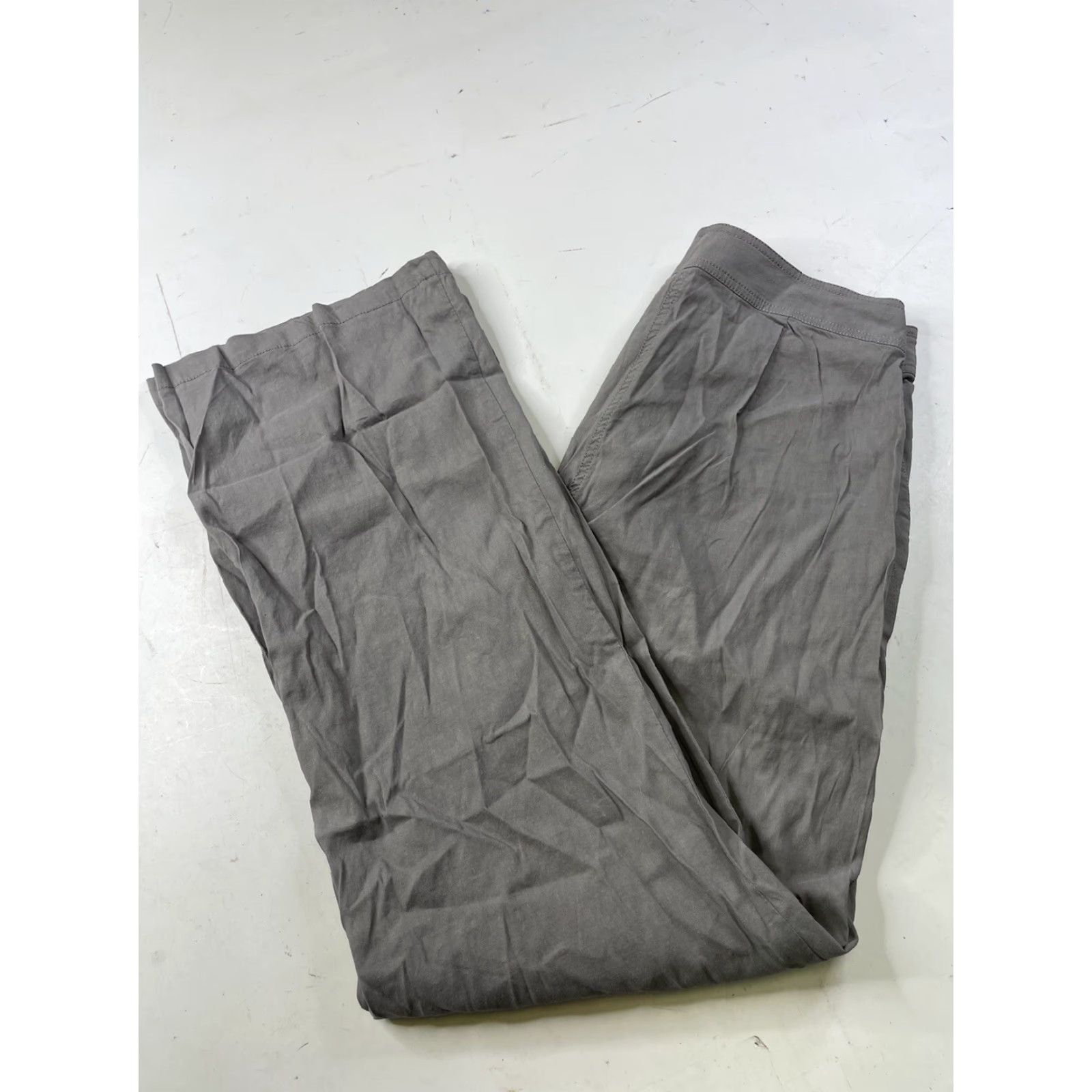 Eileen Fisher Eileen Fisher Pants Dress Pants Women 4 Gray Linen Spandex Viscose Breathable Pockets Stretch Straight Casual Modern 4 Size 27" / US 4 / IT 40 - 8 Thumbnail