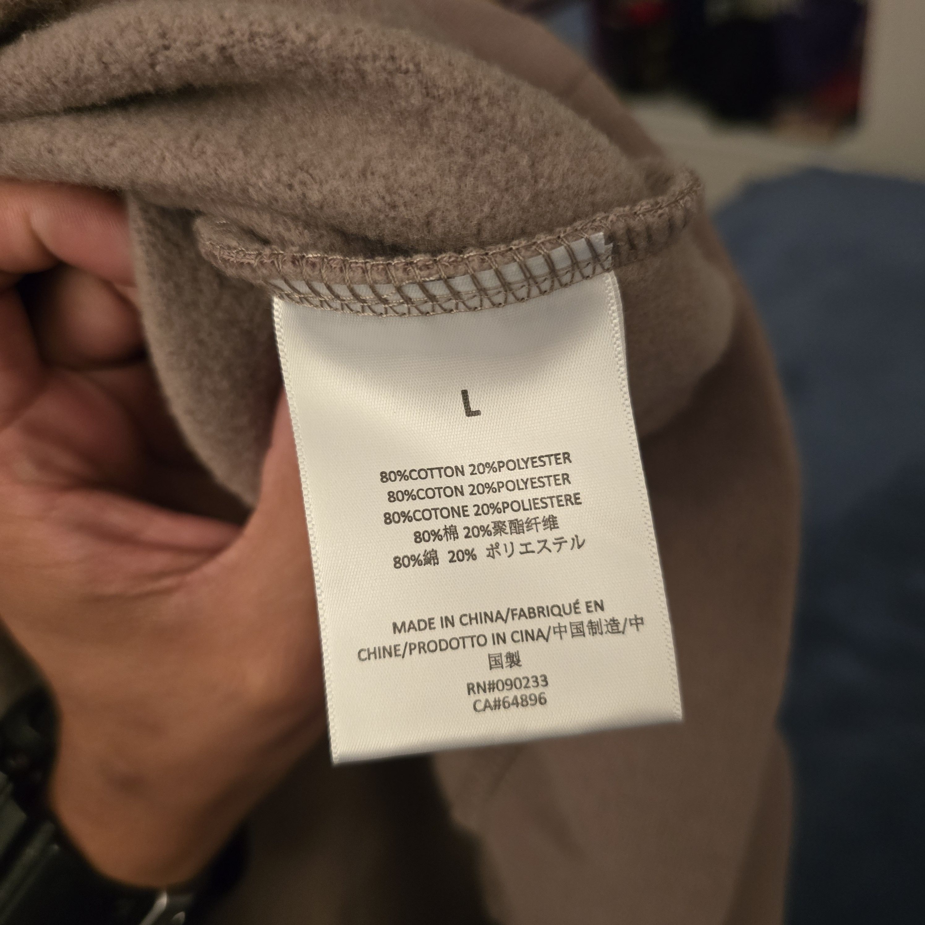 Essentials × Fear of God Essentials hoodie Size US L / EU 52-54 / 3 - 7 Thumbnail