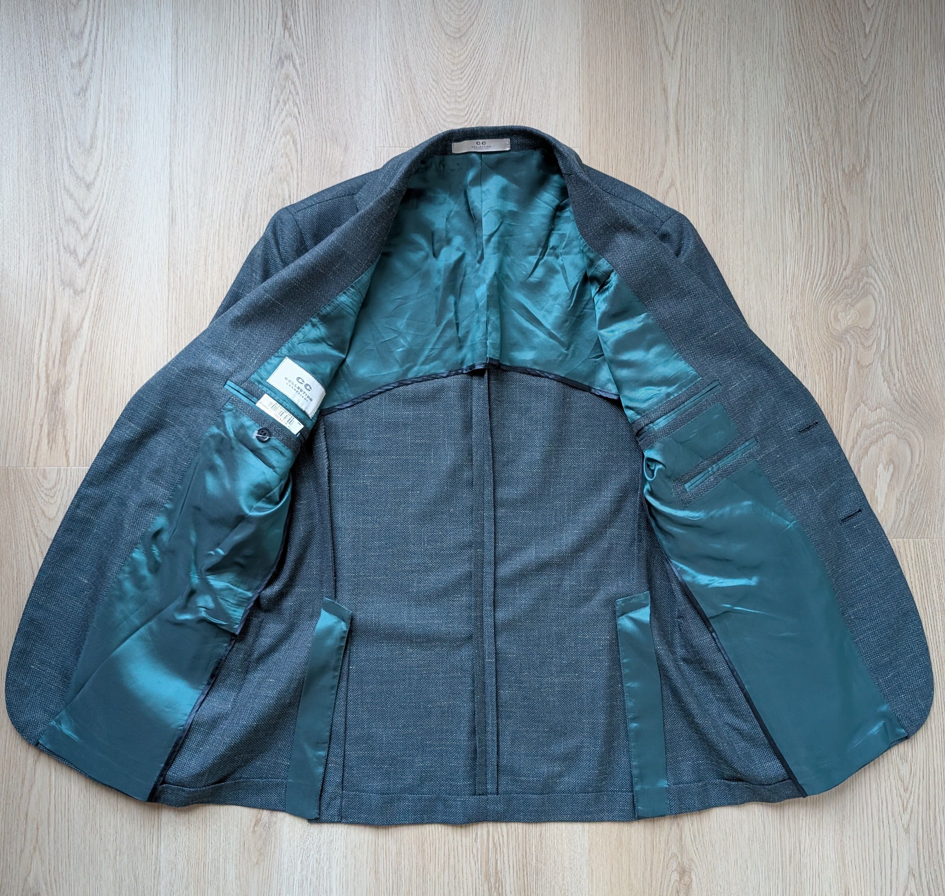 Corneliani Corneliani CC Collection Wool Rafined Half-Lined Blazer Size 48R - 3 Thumbnail