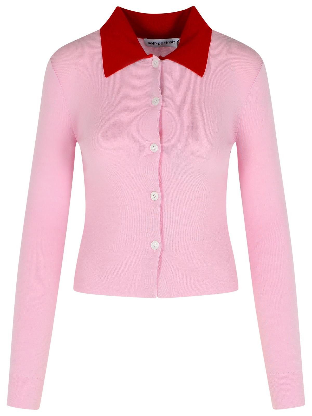 Self-Portrait SELF PORTRAIT Pink Wool Sweater Size S / US 4 / IT 40 - 1 Thumbnail