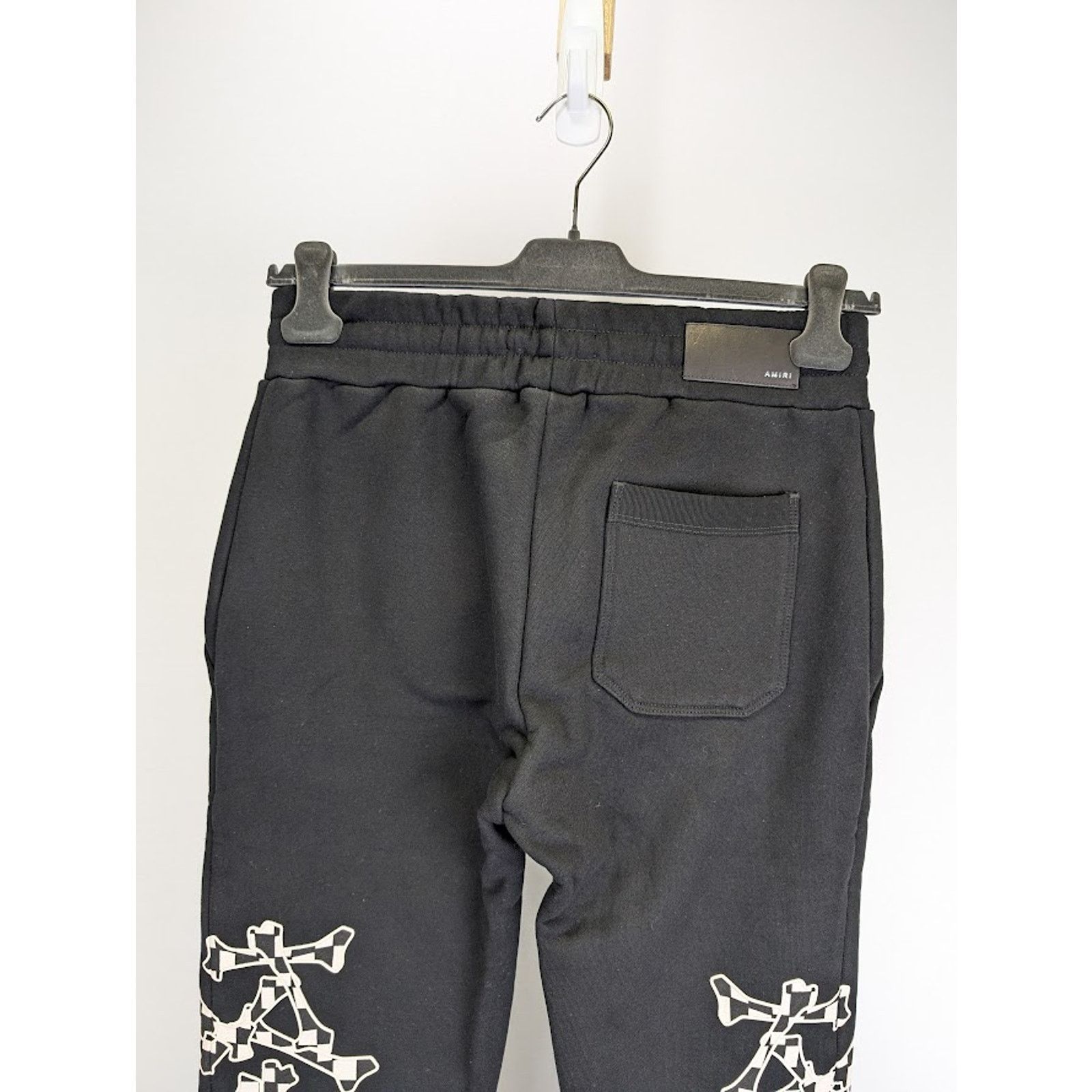Amiri o1rshd1 Checkered Bones Sweatpants in Black Size US 36 / EU 52 - 16 Thumbnail