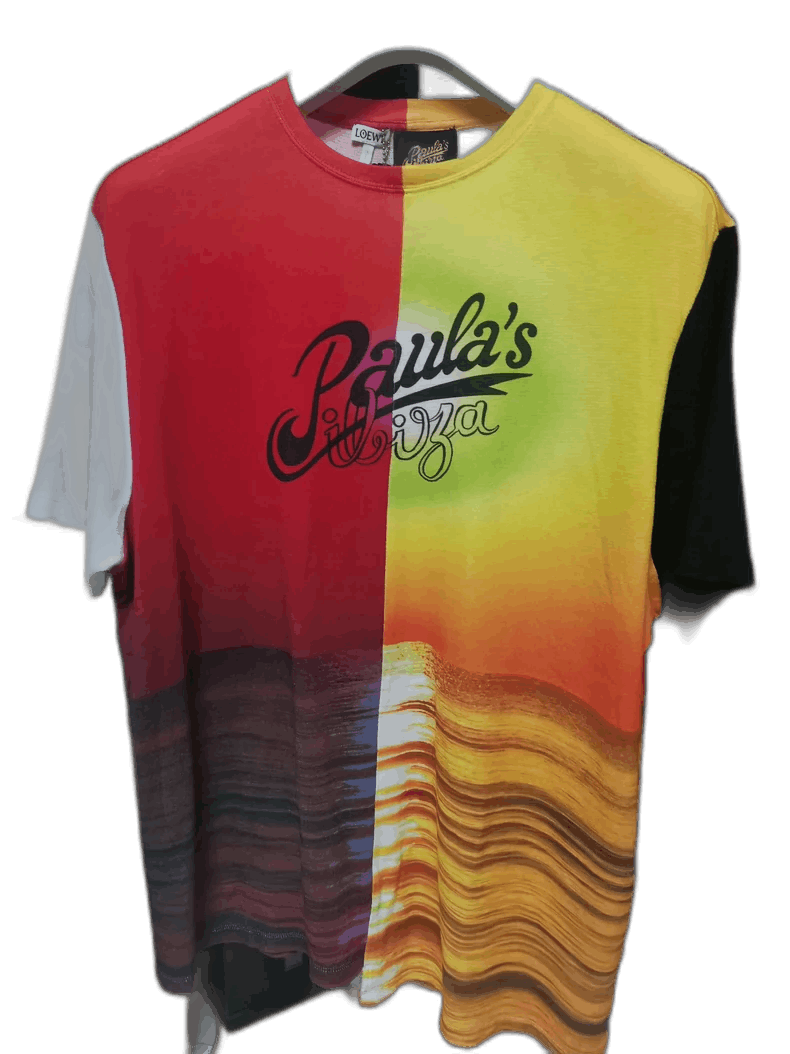 Loewe LOEWE Colorful Short Sleeve T-Shirt Size US M / EU 48-50 / 2 - 1 Thumbnail