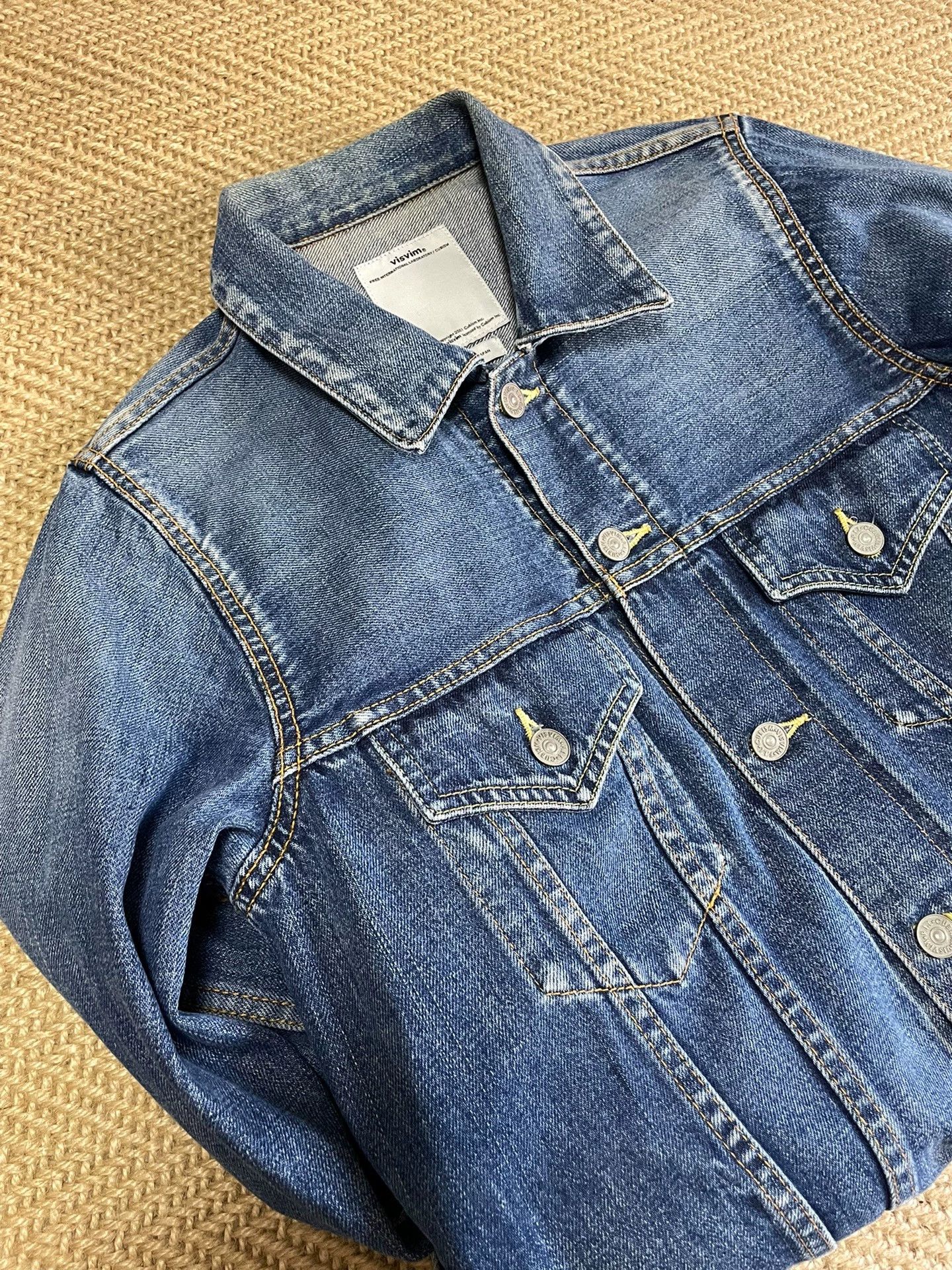 Visvim VISVIM SS 103 JKT DAMAGED Washed Denim M Like New Size US M / EU 48-50 / 2 - 6 Thumbnail