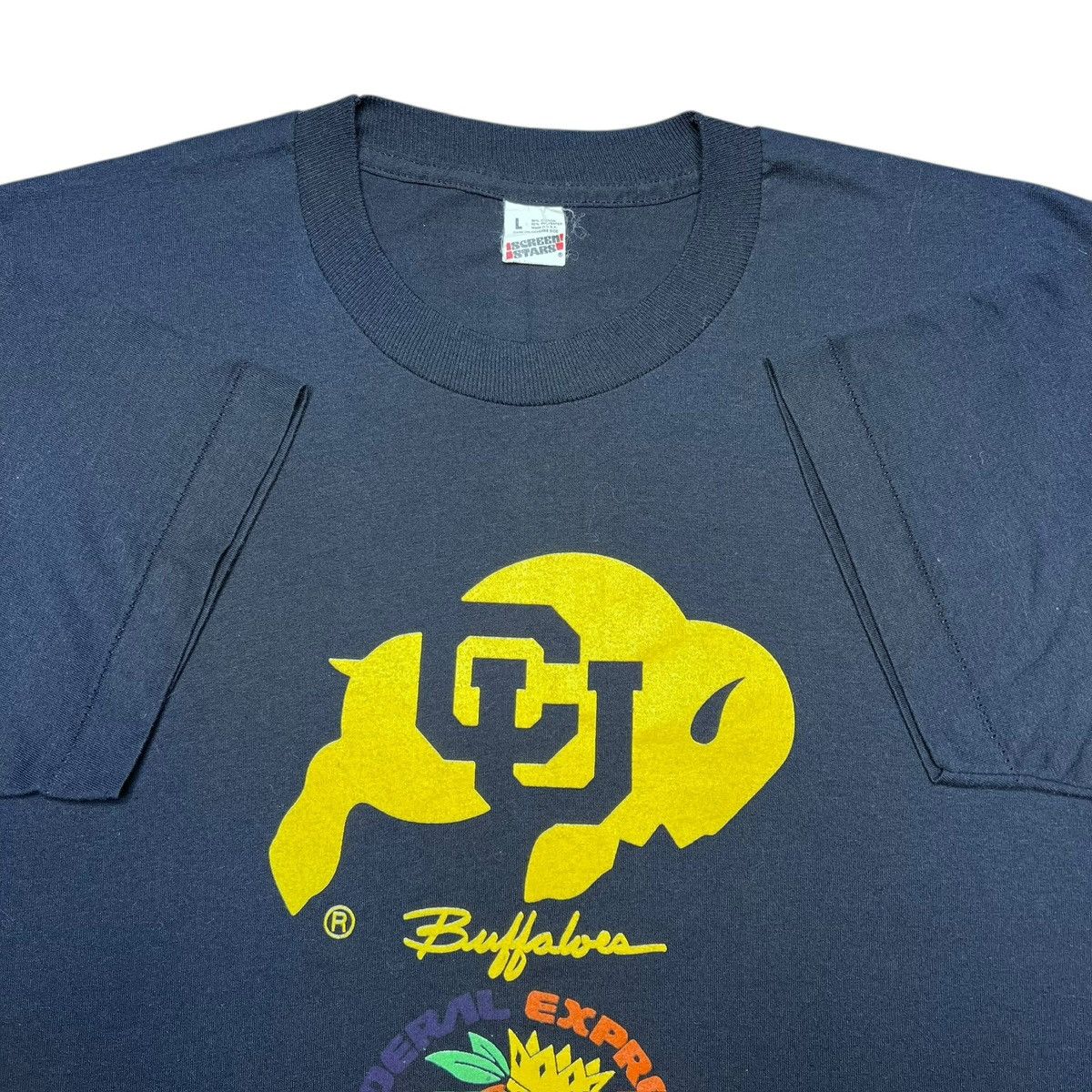 NCAA 1990s NCAA Colorado Buffaloes In Miami Orange Bowl T-Shirt Size US L / EU 52-54 / 3 - 2 Thumbnail