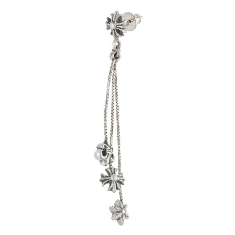 アクセサリー CHROME HEARTS Earrings JOJO 3 Charm Chrome Hearts Chrome Hearts Three-Charm Jojo Earrings | Grailed