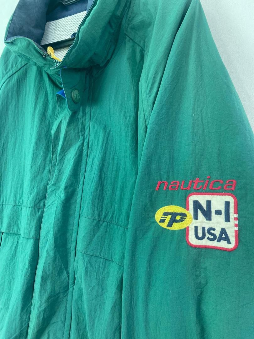 Nautica × Vintage Vtg 90s Nautica hydro performance zip up jacket Size US M / EU 48-50 / 2 - 2 Thumbnail