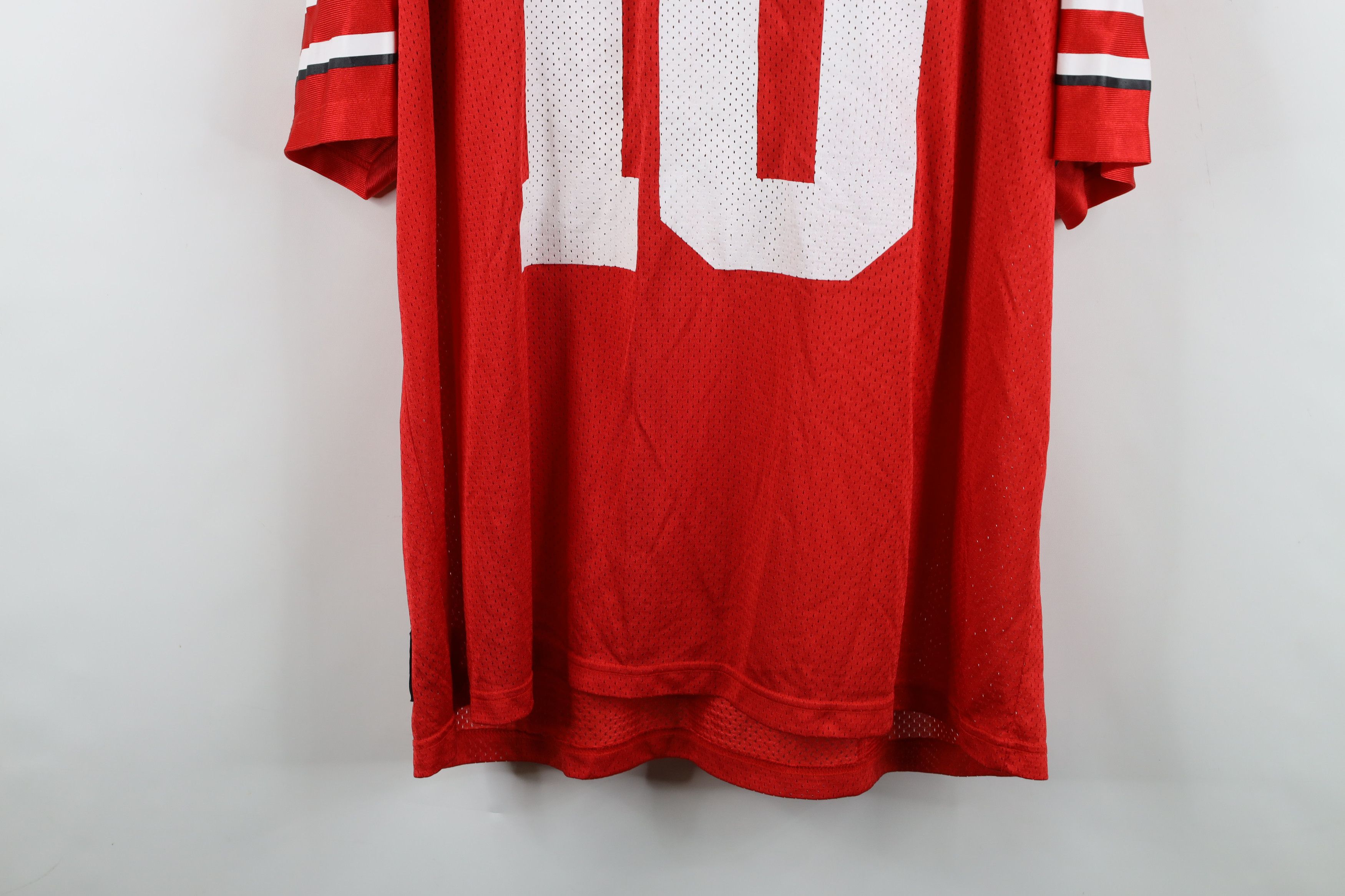 Adidas Vintage 90s Adidas University Football Jersey Red #10 Size US XXL / EU 58 / 5 - 15 Thumbnail