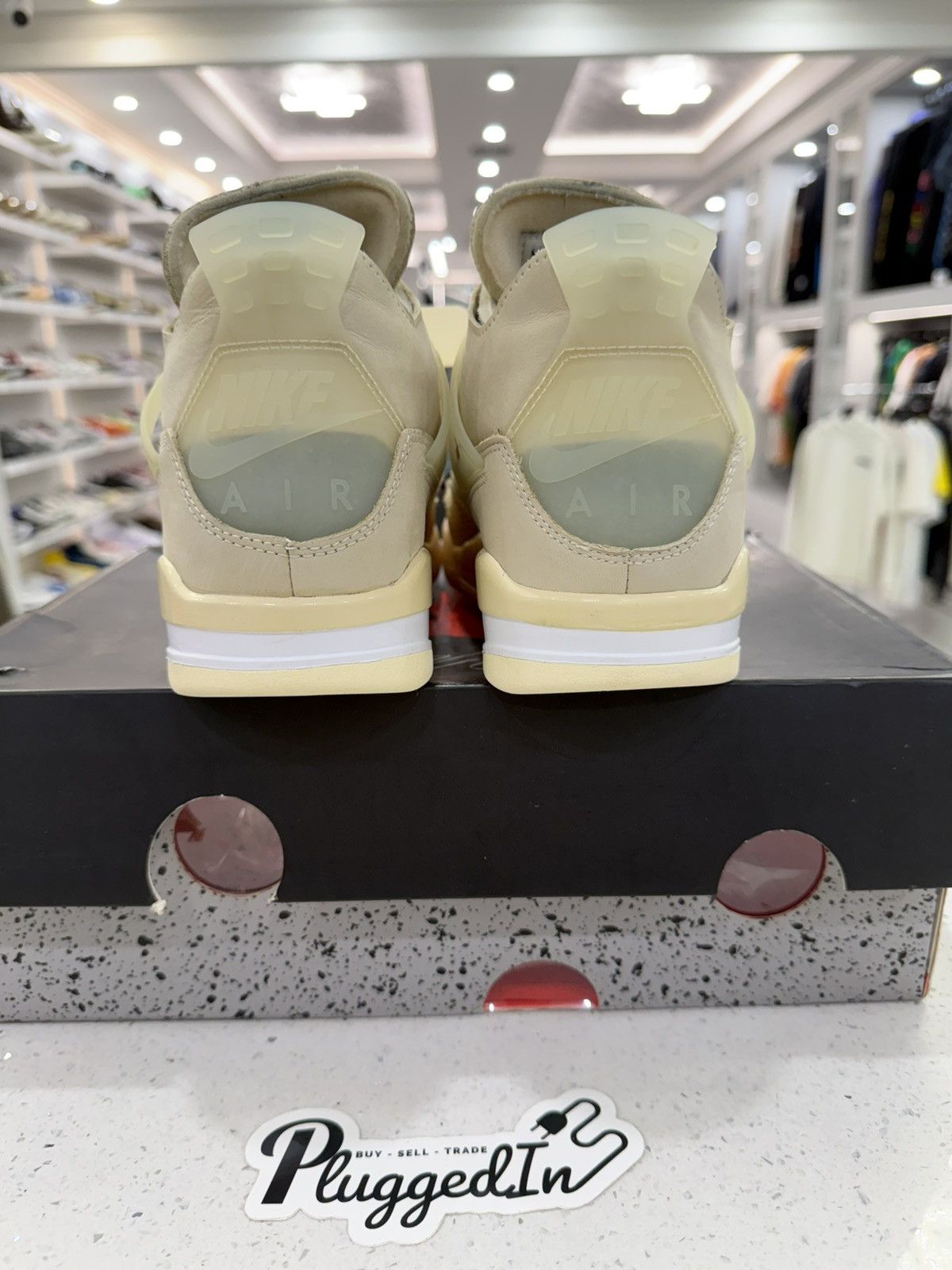 Jordan Brand × Off-White Off White Jordan 4’s Size 8.5 Mens Size US 8.5 / EU 41-42 - 5 Thumbnail