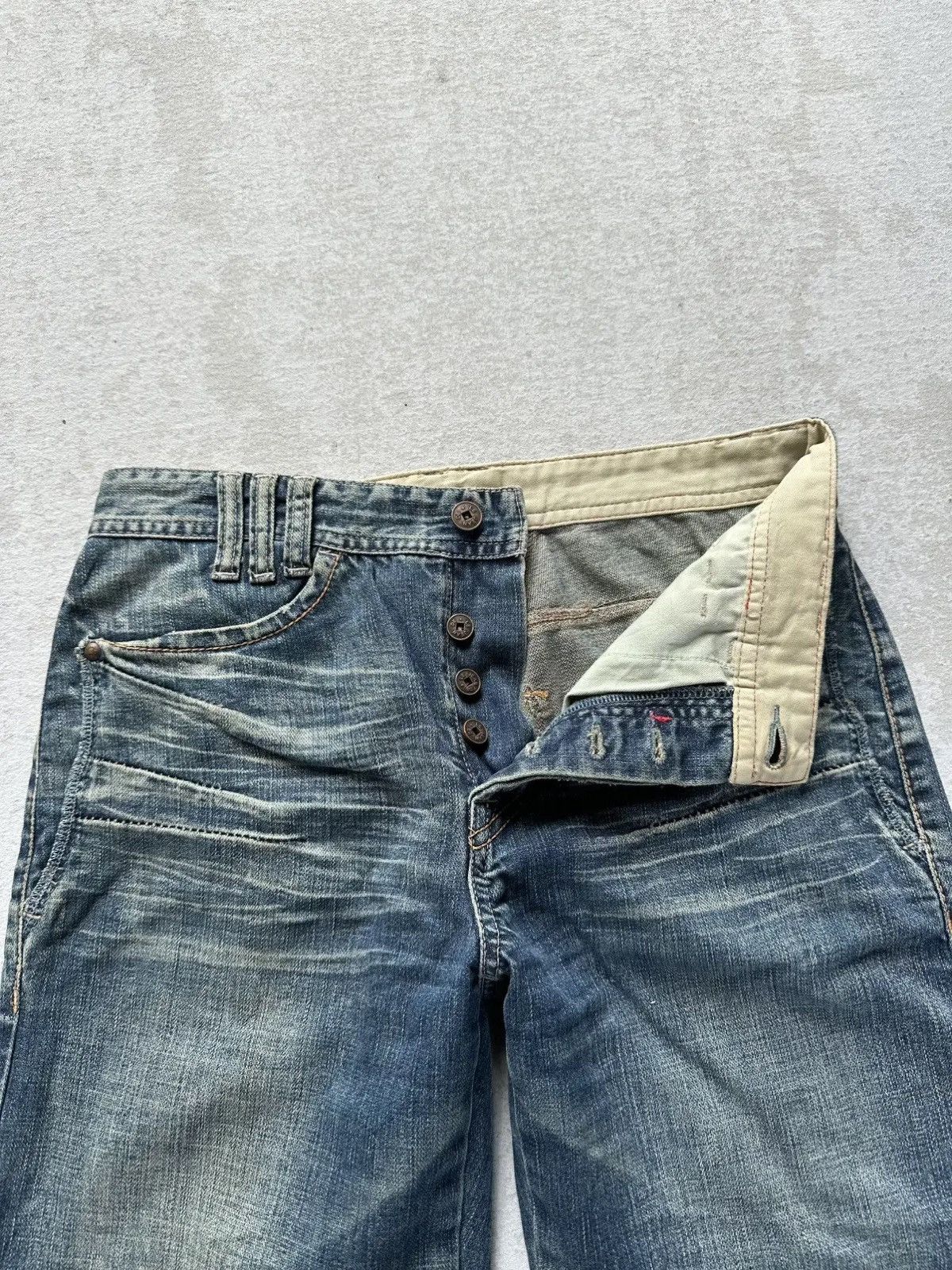 Marithe + Francois Girbaud CRAZY💥Vintage MARITHE FRANCOIS GIRBAUD Jean DoubleKnee Pants Size US 30 / EU 46 - 12 Thumbnail