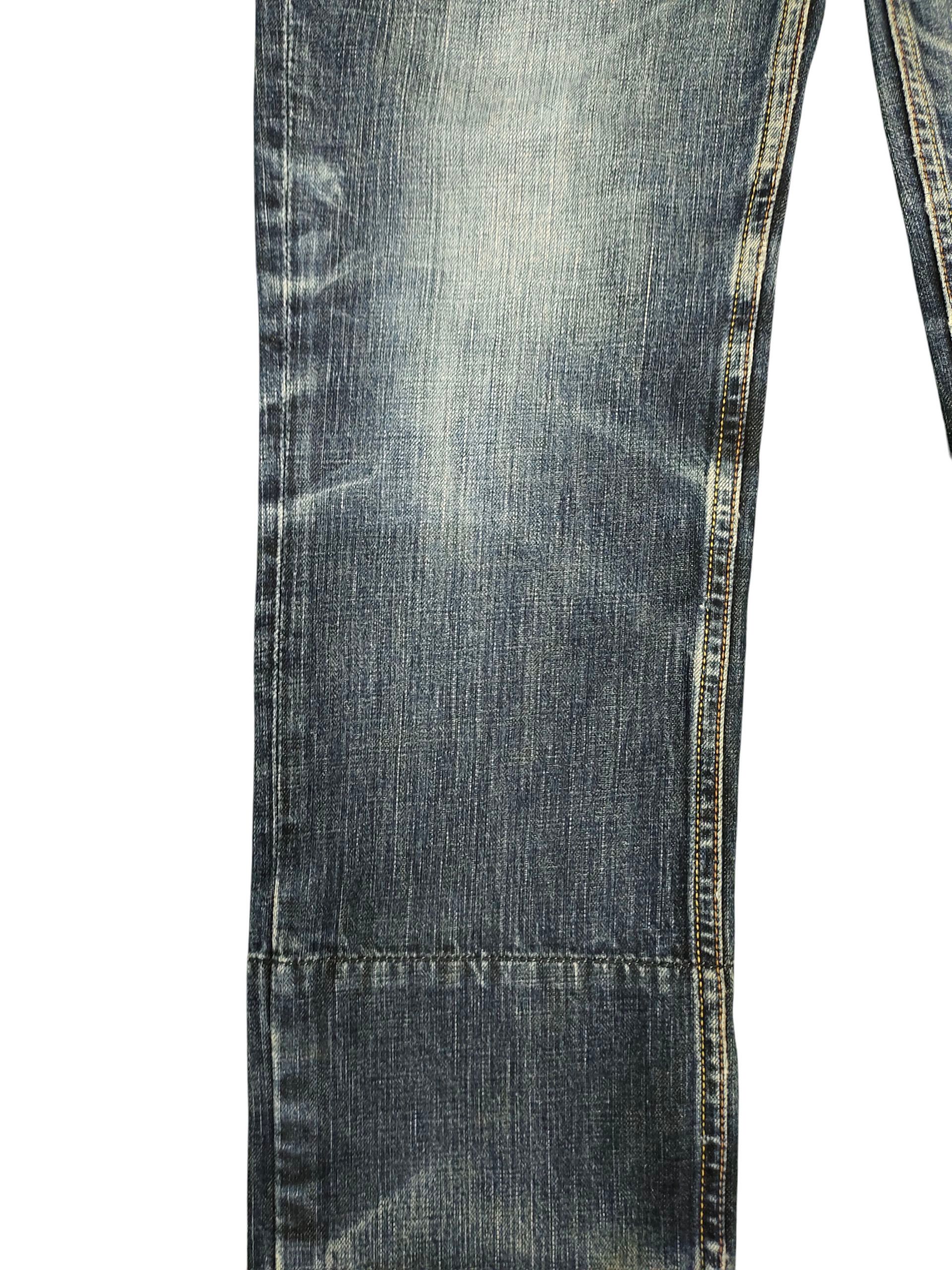 Kapital Vintage Levis 511 Slim Jeans - Distress Faded Grunge Denim Size US 32 / EU 48 - 4 Thumbnail