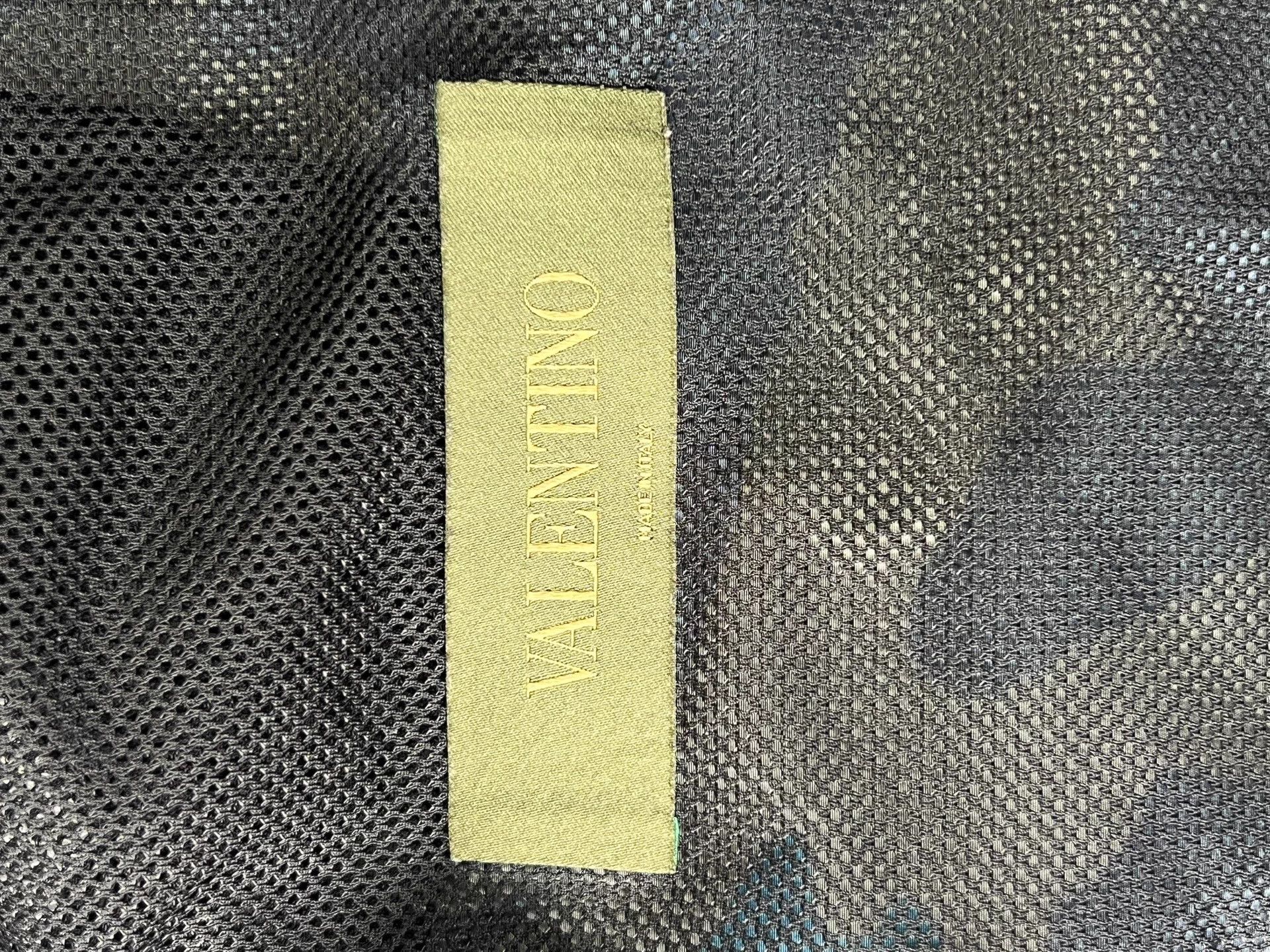 Valentino Valentino Men's Blue Camo Hooded Jacket 46 Size US S / EU 44-46 / 1 - 6 Thumbnail