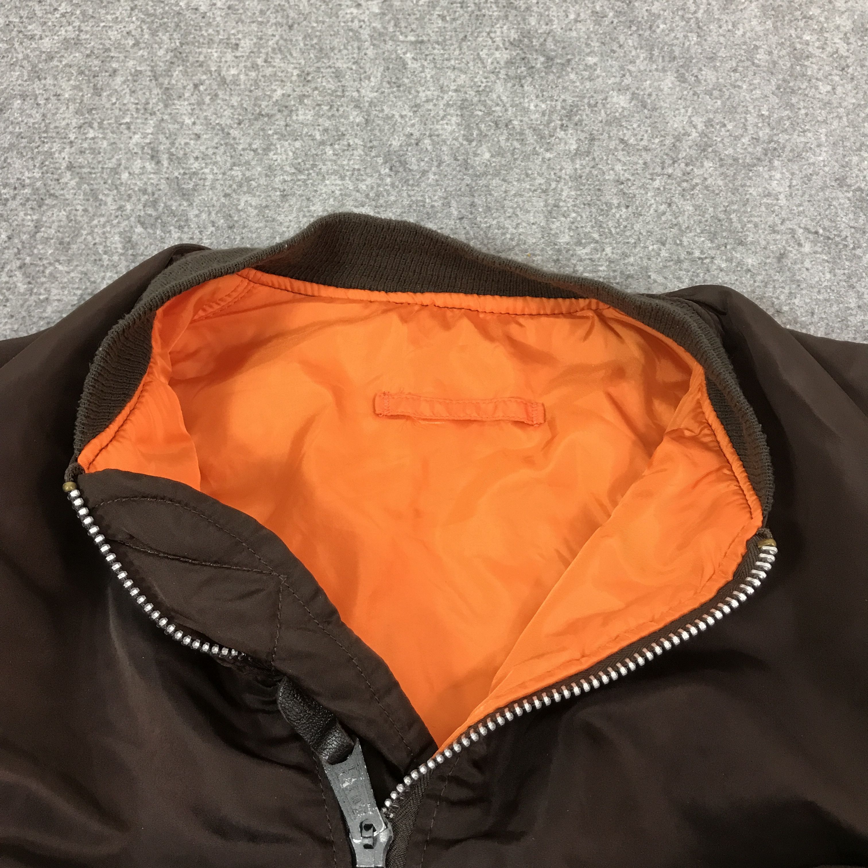 Alpha Industries Vintage Alpha Industries Brown Bomber jacket Size US XL / EU 56 / 4 - 5 Thumbnail