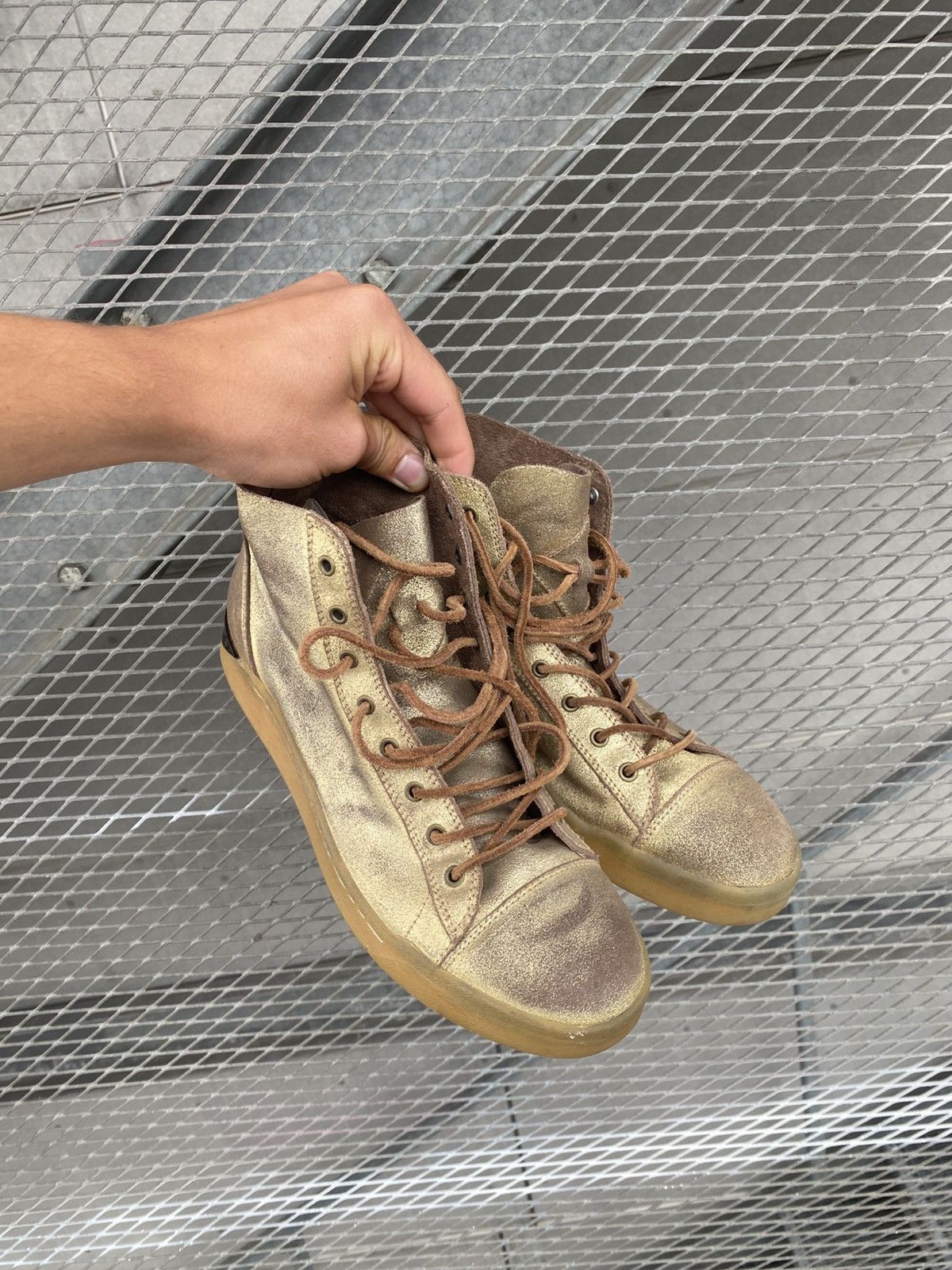 Diesel Diesel Sample Back Zip Leather Sneakers Size US 11.5 / EU 44-45 - 1 Thumbnail