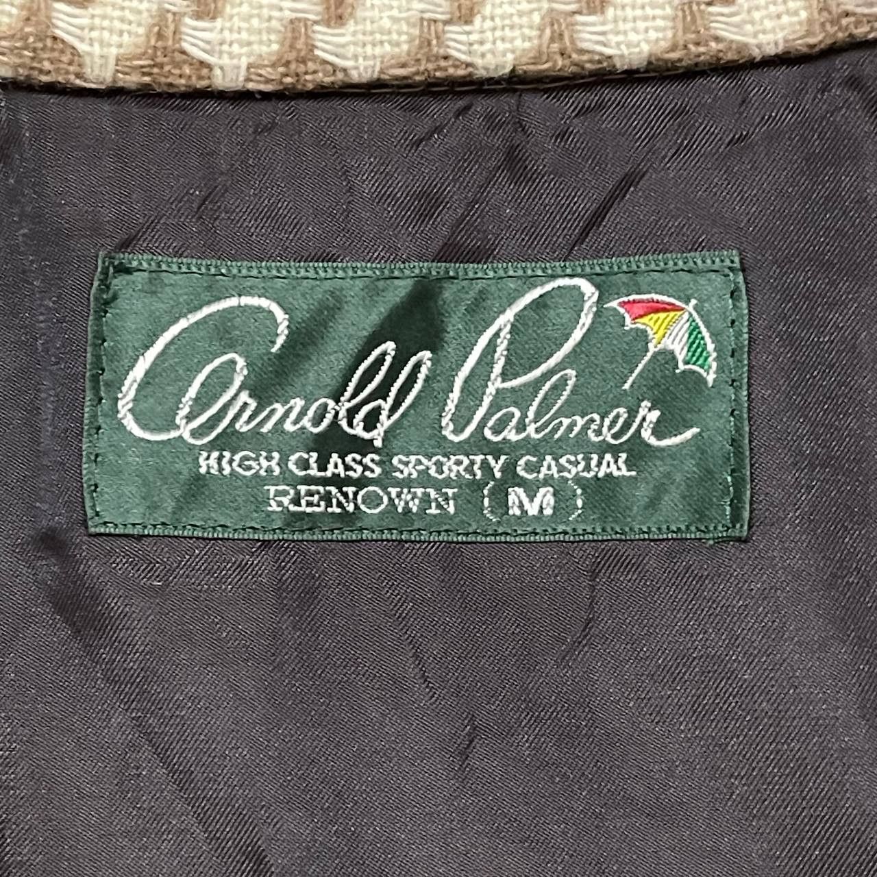 Japanese Brand Vintage Arnold Palmer Wool Bomber Jacket Size US M / EU 48-50 / 2 - 7 Thumbnail