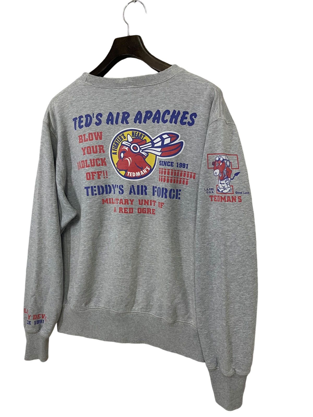 Buzz Rickson's × Tedman × Toyo Enterprises Ted's air apaches by tedman sweatshirt crewneck pullover Size US L / EU 52-54 / 3 - 3 Thumbnail