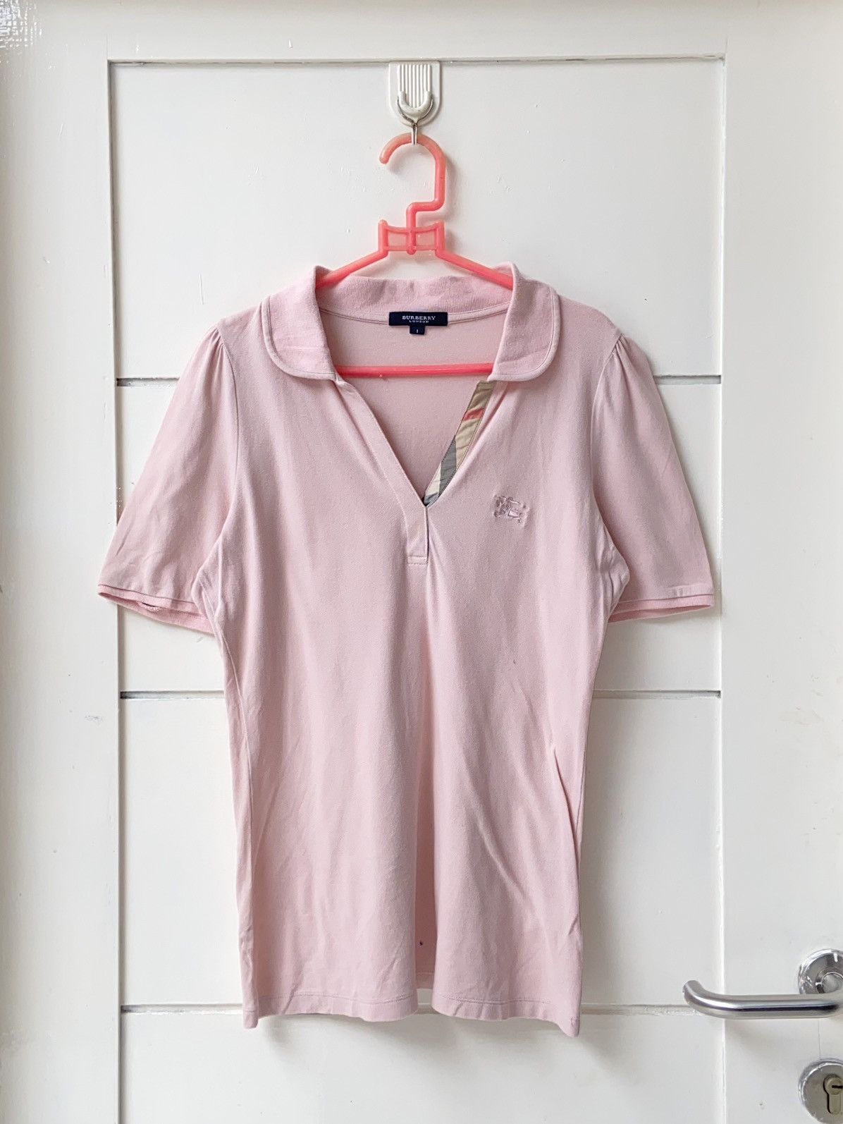 Burberry BURBERRY Pink T-shirt Size US XS / EU 42 / 0 - 10 Thumbnail