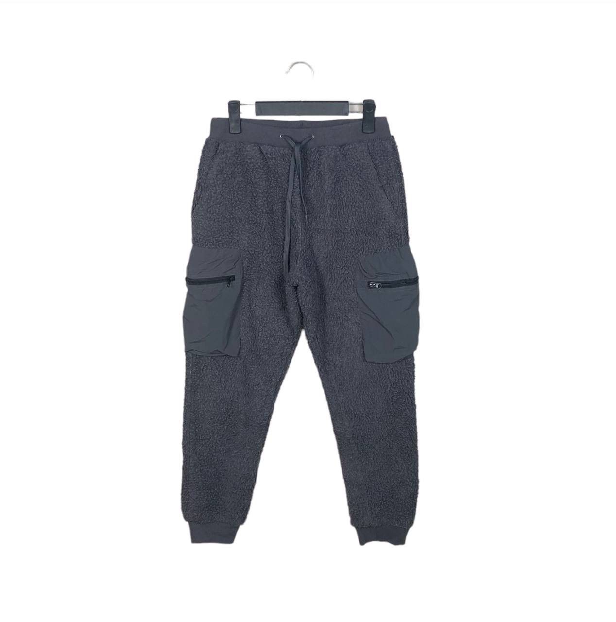 Japanese Brand × Vintage Fleece Sweatpants Cargo Pants Inspired Stone Island Size US 31 - 1 Thumbnail