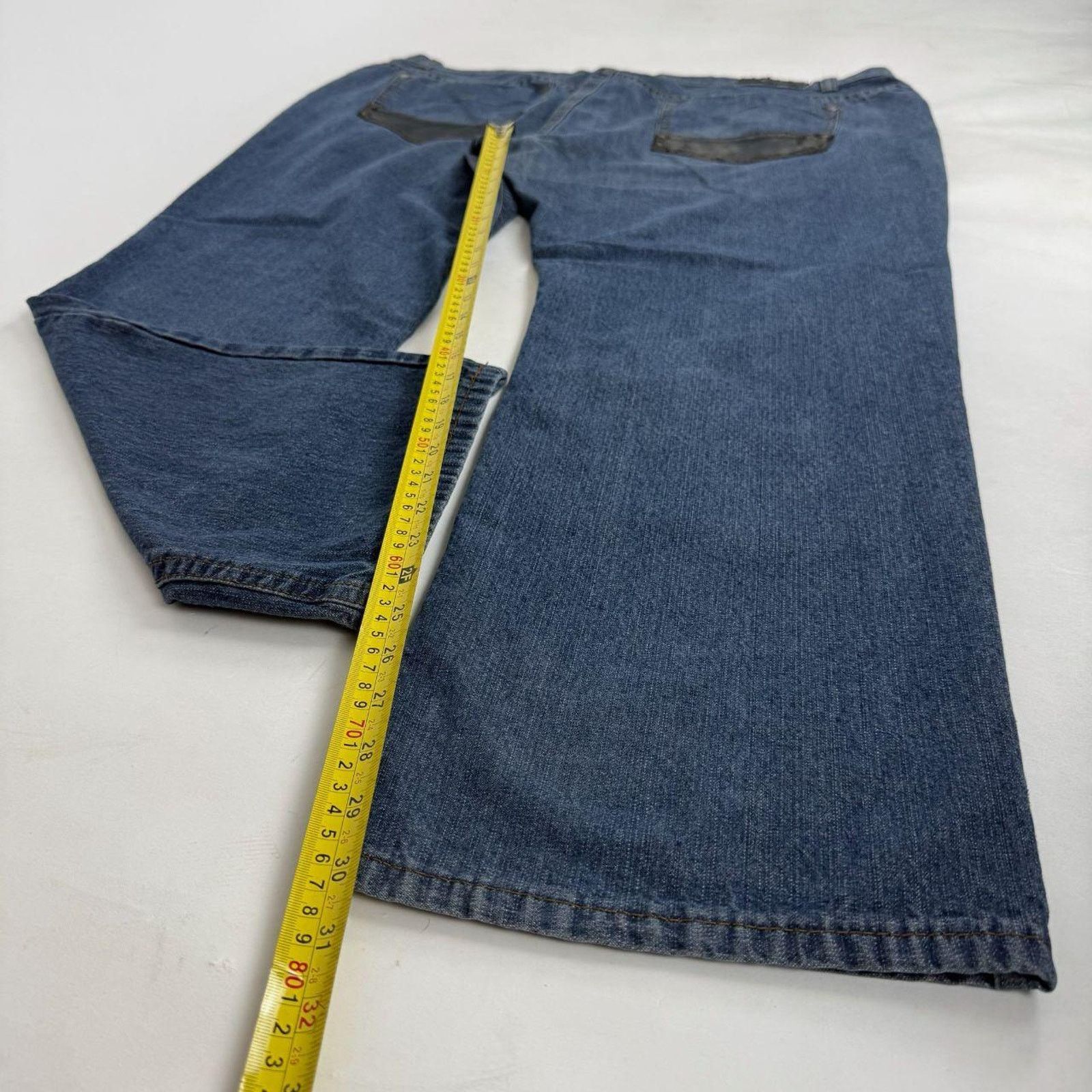 Enyce × JNCO × Vintage Vintage y2k patched enyce faded stonewash archive cyber jean Size US 44 / EU 60 - 3 Thumbnail