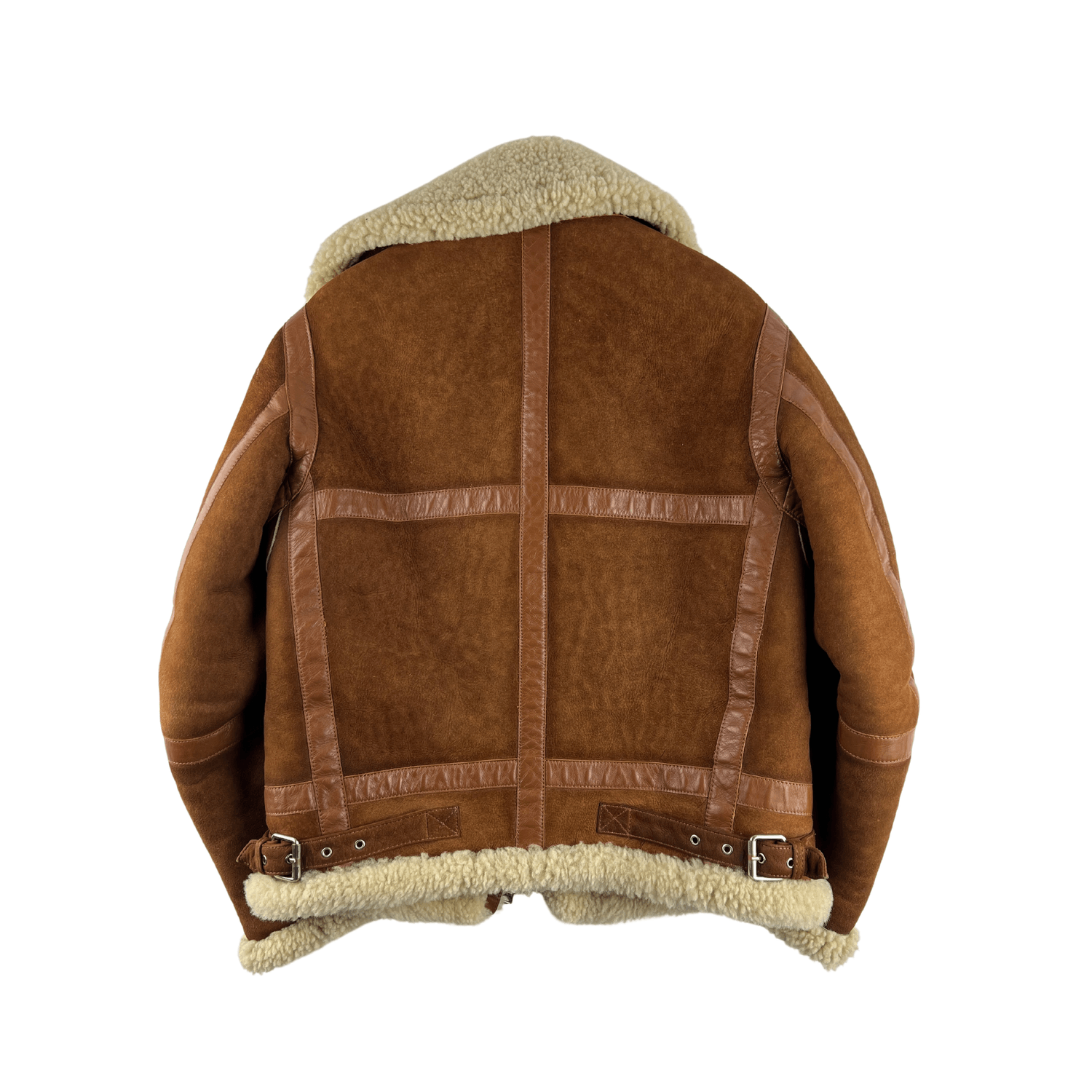 Acne Studios Acne Studios Tan Brown Ian Shearling Jacket Size US S / EU 44-46 / 1 - 3 Thumbnail