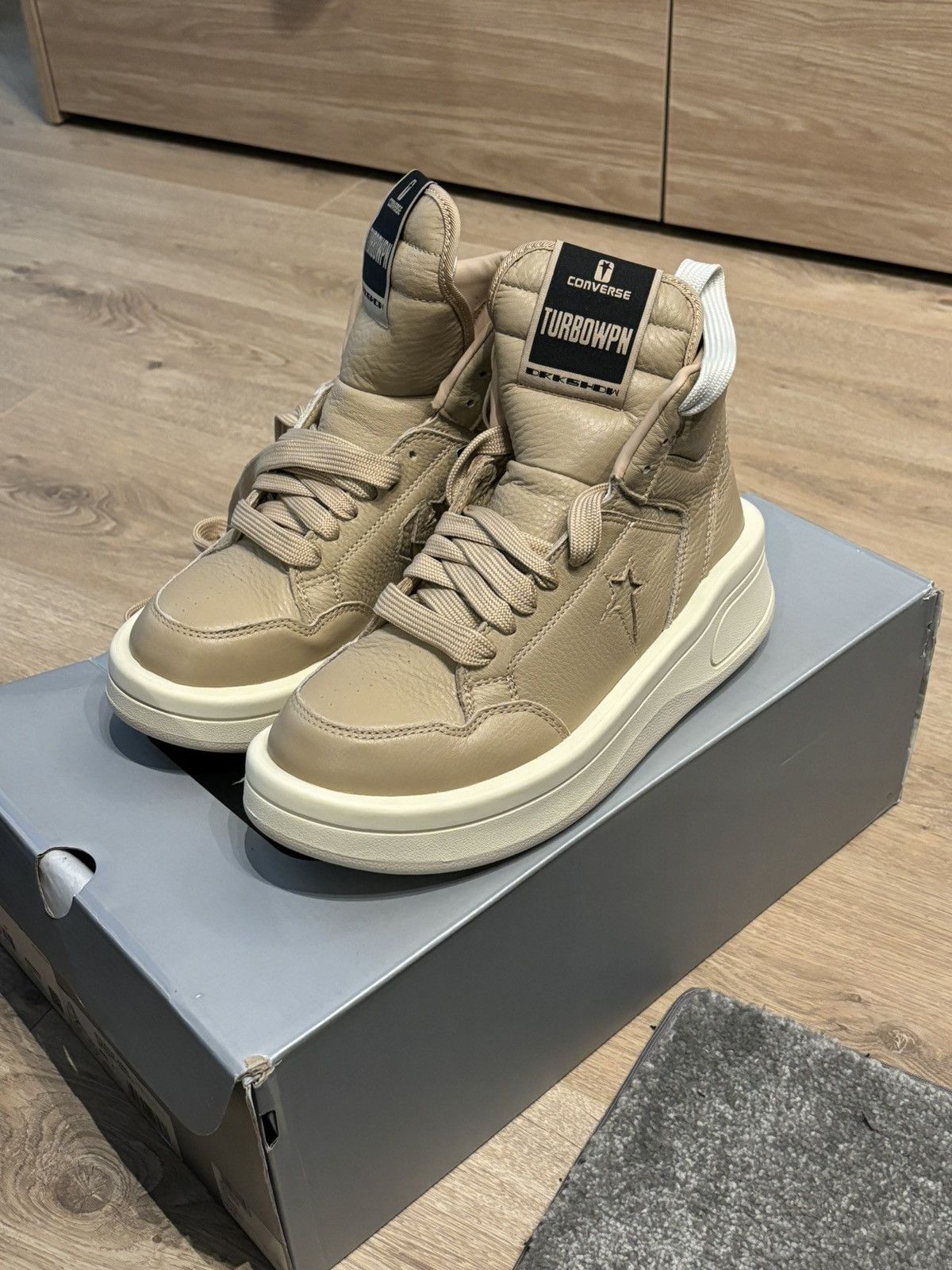 Converse Converse Rick Owens TURBOWPN Mid Cave Size US 6.5 / IT 36.5 - 1 Thumbnail