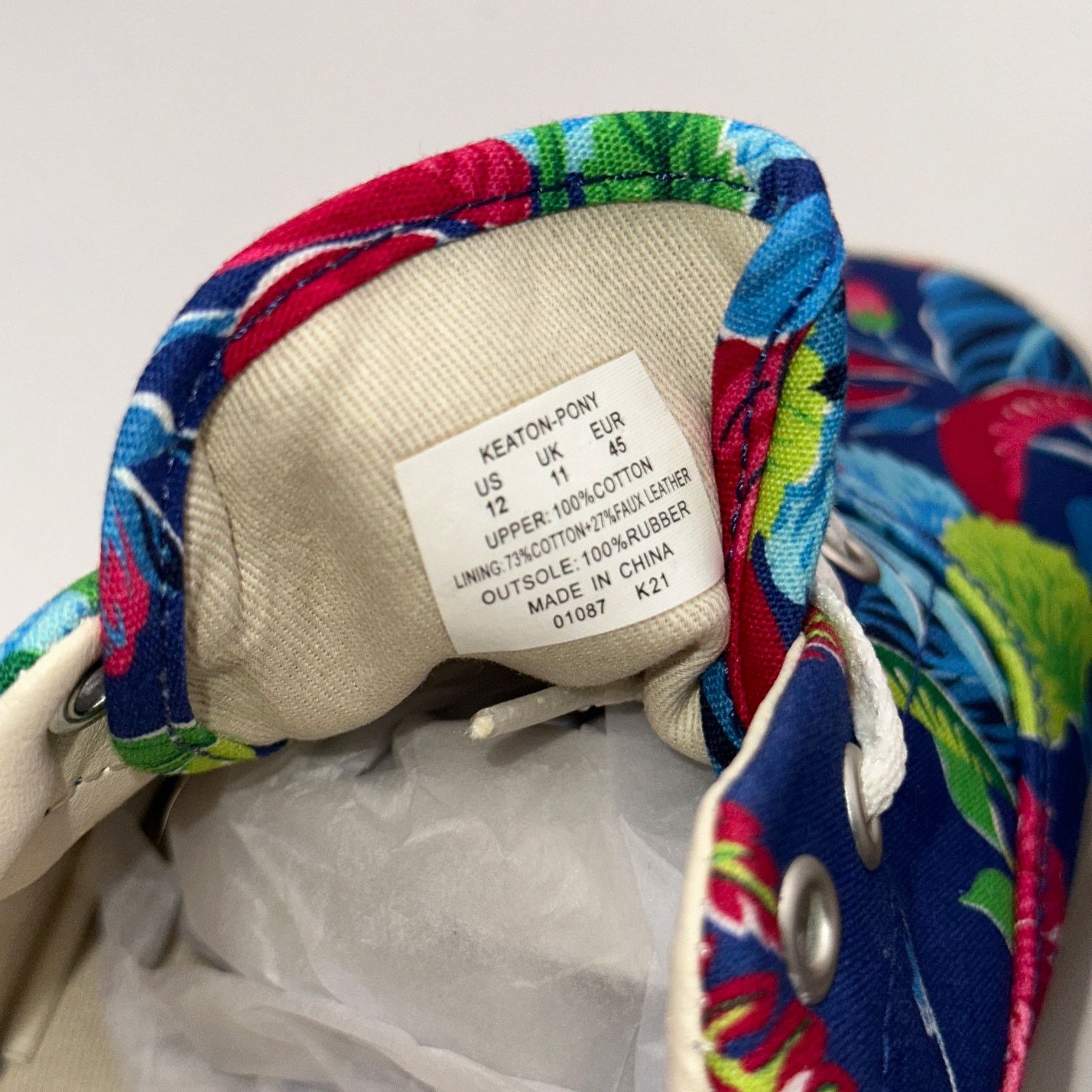 Polo Ralph Lauren Polo Ralph Laurent Mens sz 12 D Keaton Pony Low top Laced Size US 12 / EU 45 - 8 Thumbnail