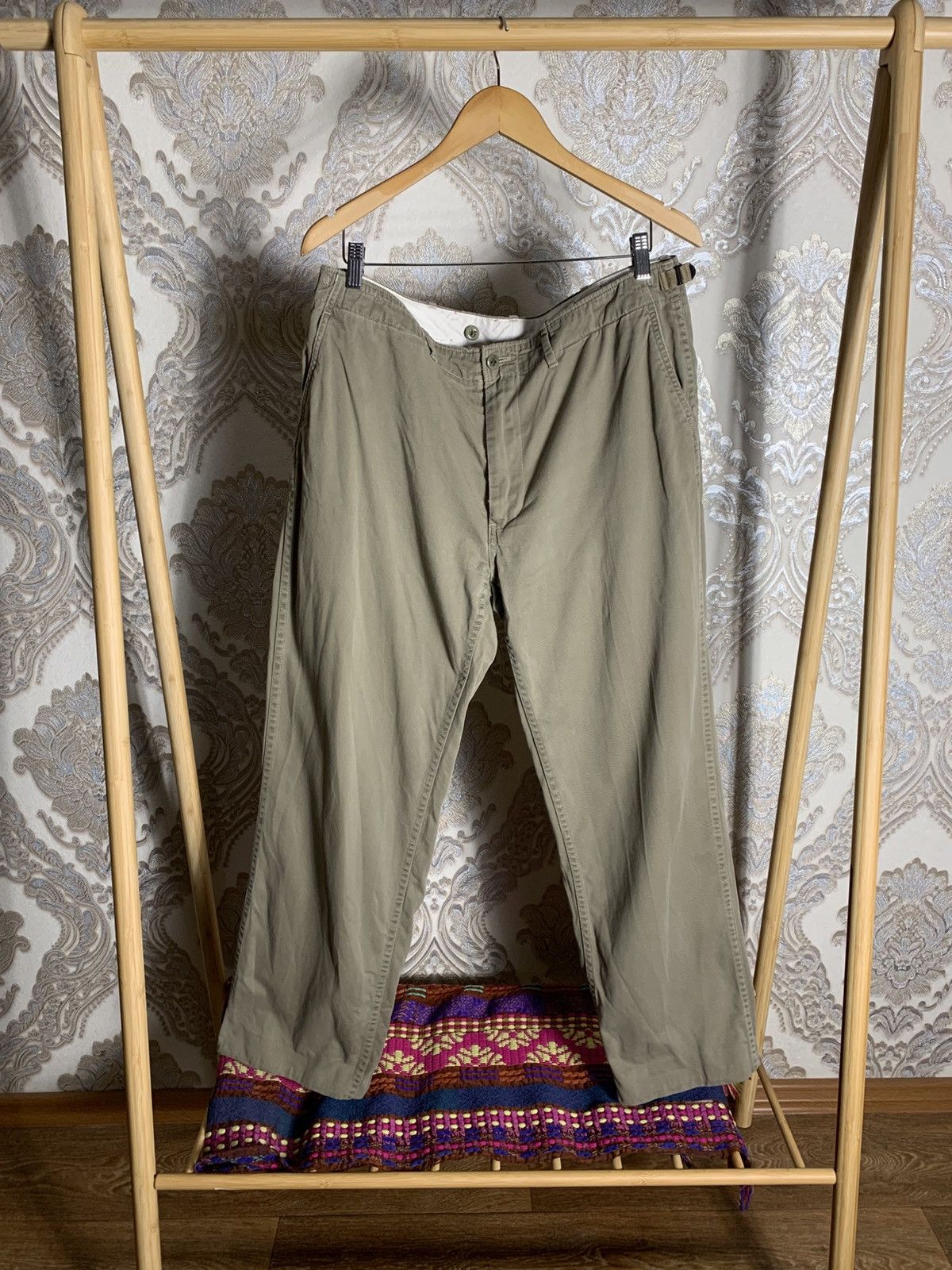 Polo Ralph Lauren VINTAGE POLO RALPH LAUREN MILITARY CHINO PANTS CASUAL 90s Size US 36 / EU 52 - 1 Thumbnail