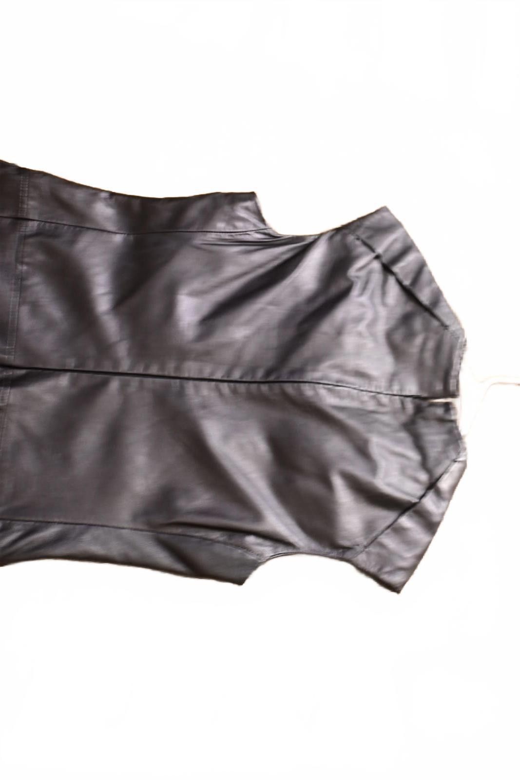 Other Etcetera Black Leather Sleeveless Dress Size 4 Size S / US 4 / IT 40 - 6 Thumbnail
