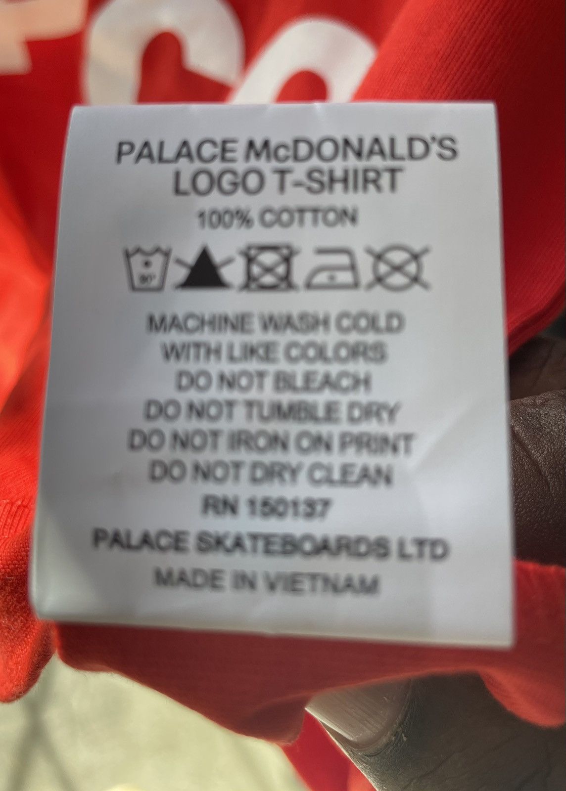 Palace Palace x McDonald's Logo T-shirt Size US M / EU 48-50 / 2 - 6 Thumbnail