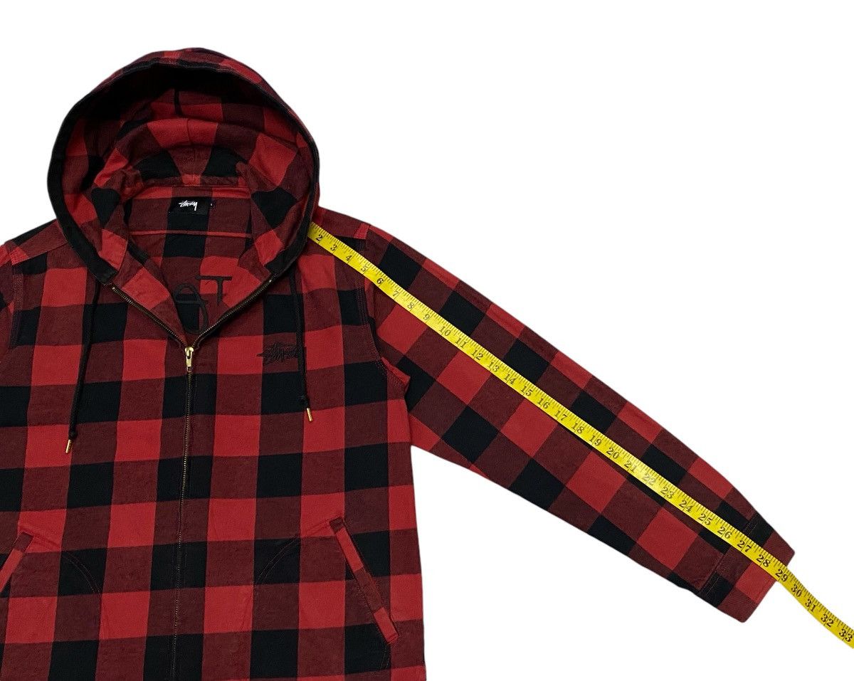 Stussy International Tribe Flannel Zipper Hoodie