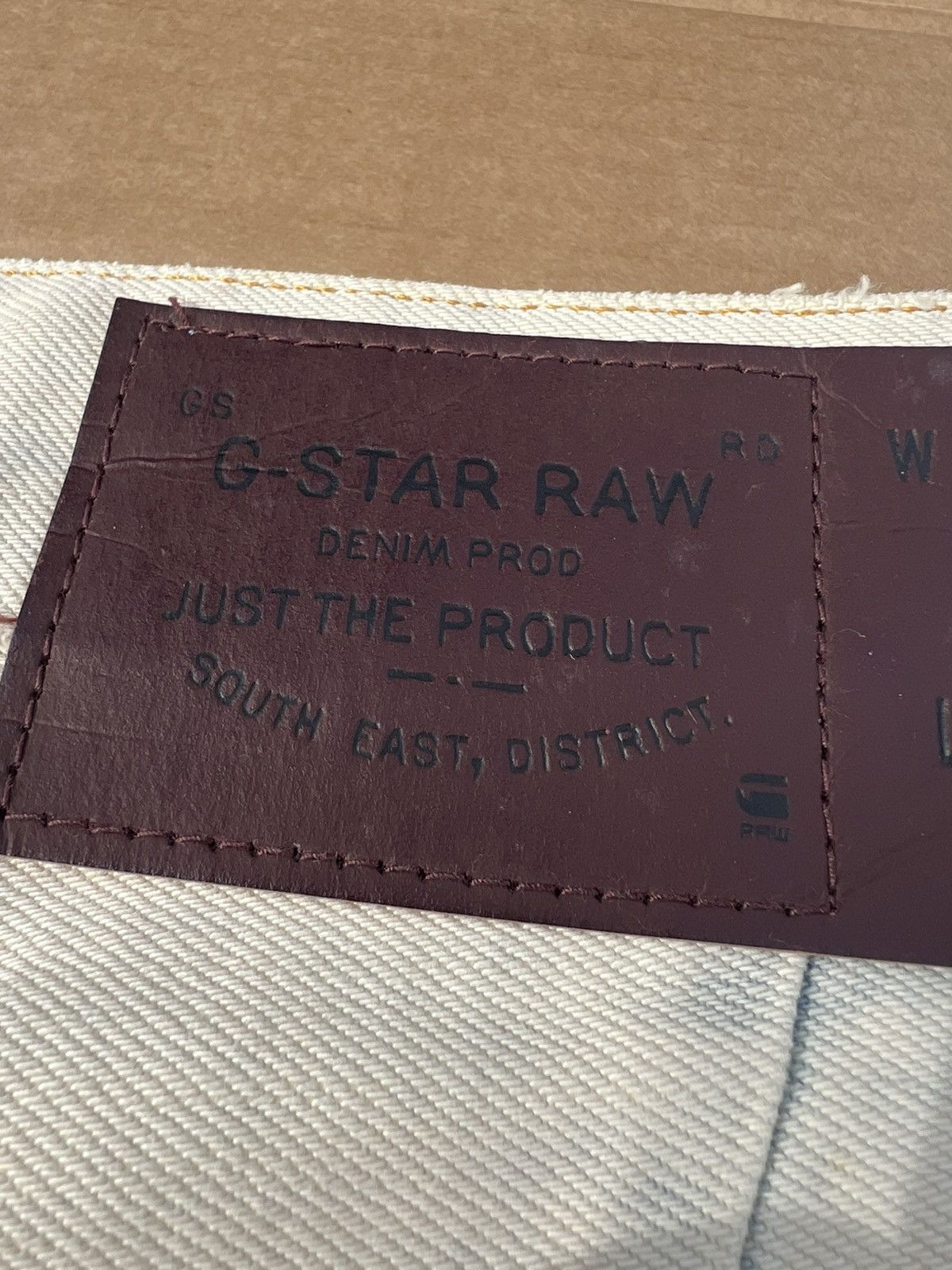 G-Star G Star Raw Denim Washed Jeans Size US 33 - 4 Thumbnail