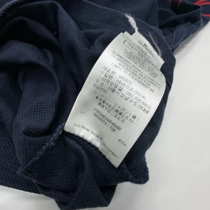 Burberry Burberry Burberry Navy Striped Short Sleeve Polo Shirt-250 Size US S / EU 44-46 / 1 - 3 Thumbnail
