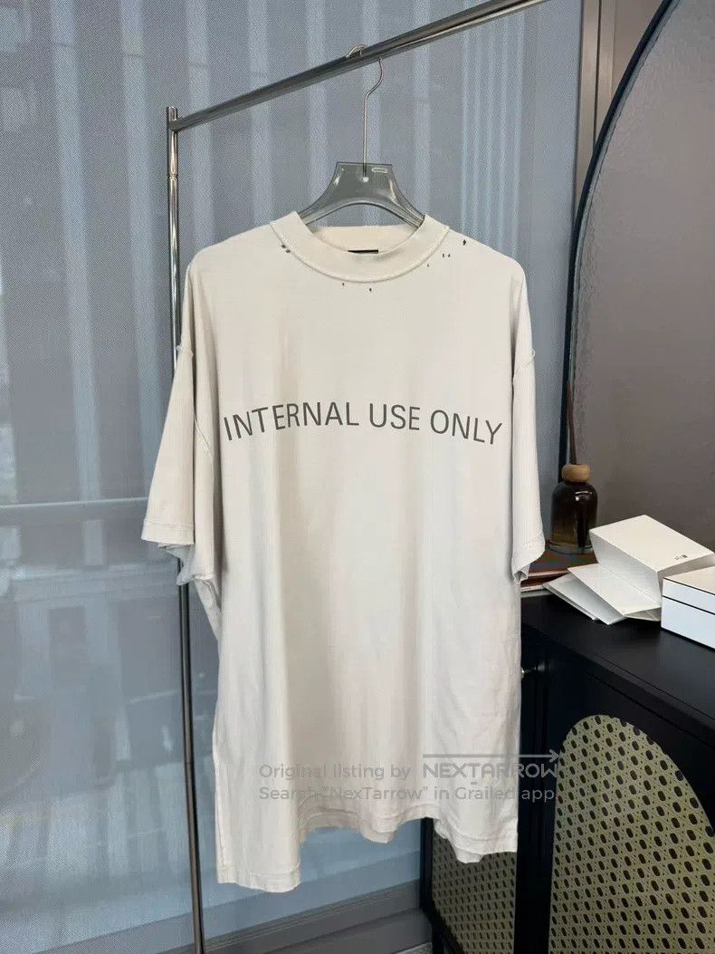 Balenciaga Reversed White Short Sleeve
