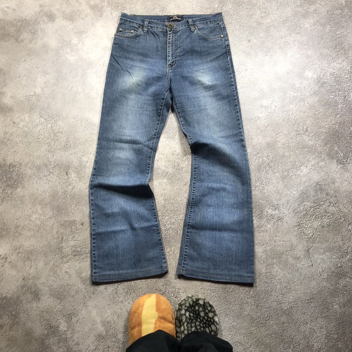 Vintage Vintage 90s Baggy Distressed Jeans Thrashed Grunge Skate 29 Size 29" - 2 Thumbnail