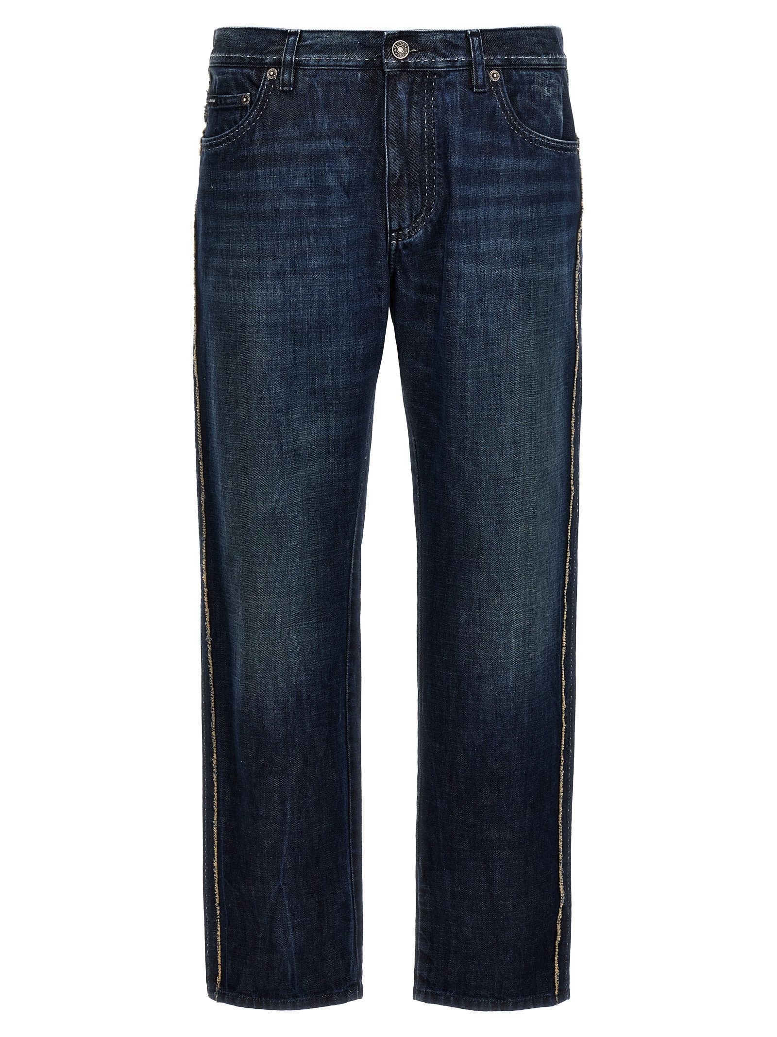 Dolce & Gabbana Fringed Stitching Jeans Size US 30 / EU 46 - 1 Thumbnail