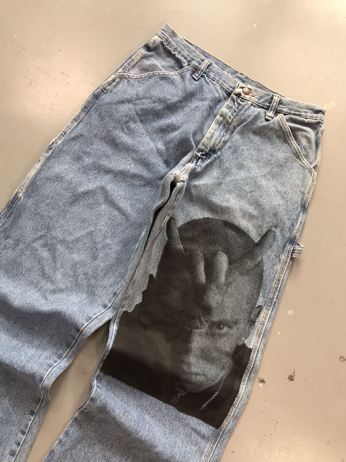 Rustler × Southpole × Vintage Vintage rustler men printed carpenter denim Size US 32 / EU 48 - 4 Thumbnail