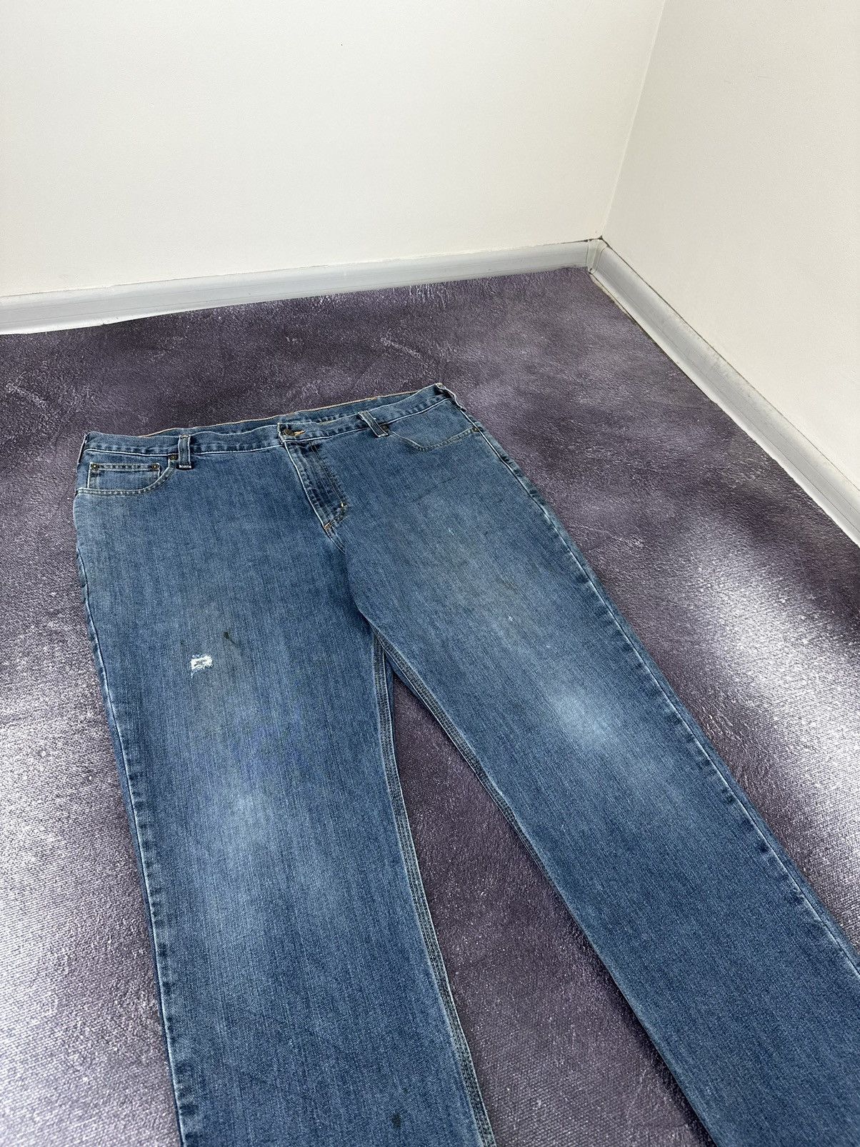 Carhartt Vintage Carhartt Faded American Opium Baggy USA Work Jeans Size US 42 / EU 58 - 11 Thumbnail