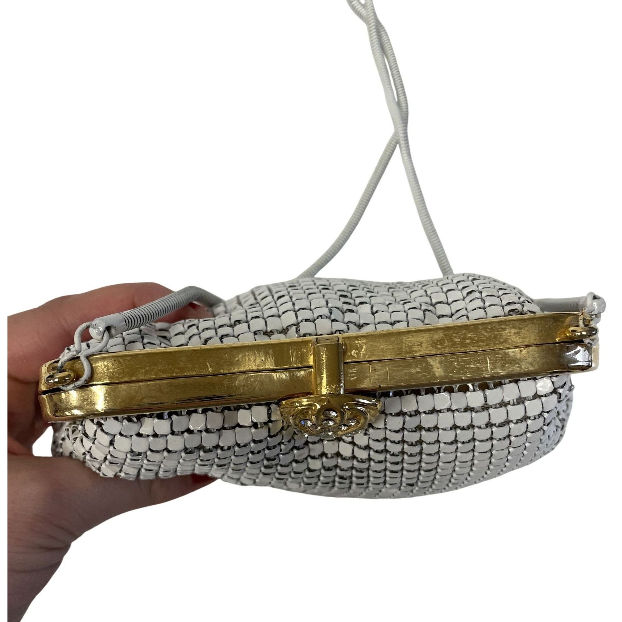 Other Vtg La Regale FORMAL Bag Shoulder Chain METAL Mesh Purse Size ONE SIZE - 8 Thumbnail