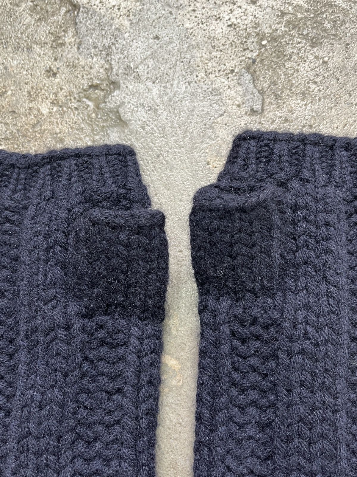 Other Deadstock Cashmere Fingerless Gloves (unisex) Size ONE SIZE - 4 Thumbnail