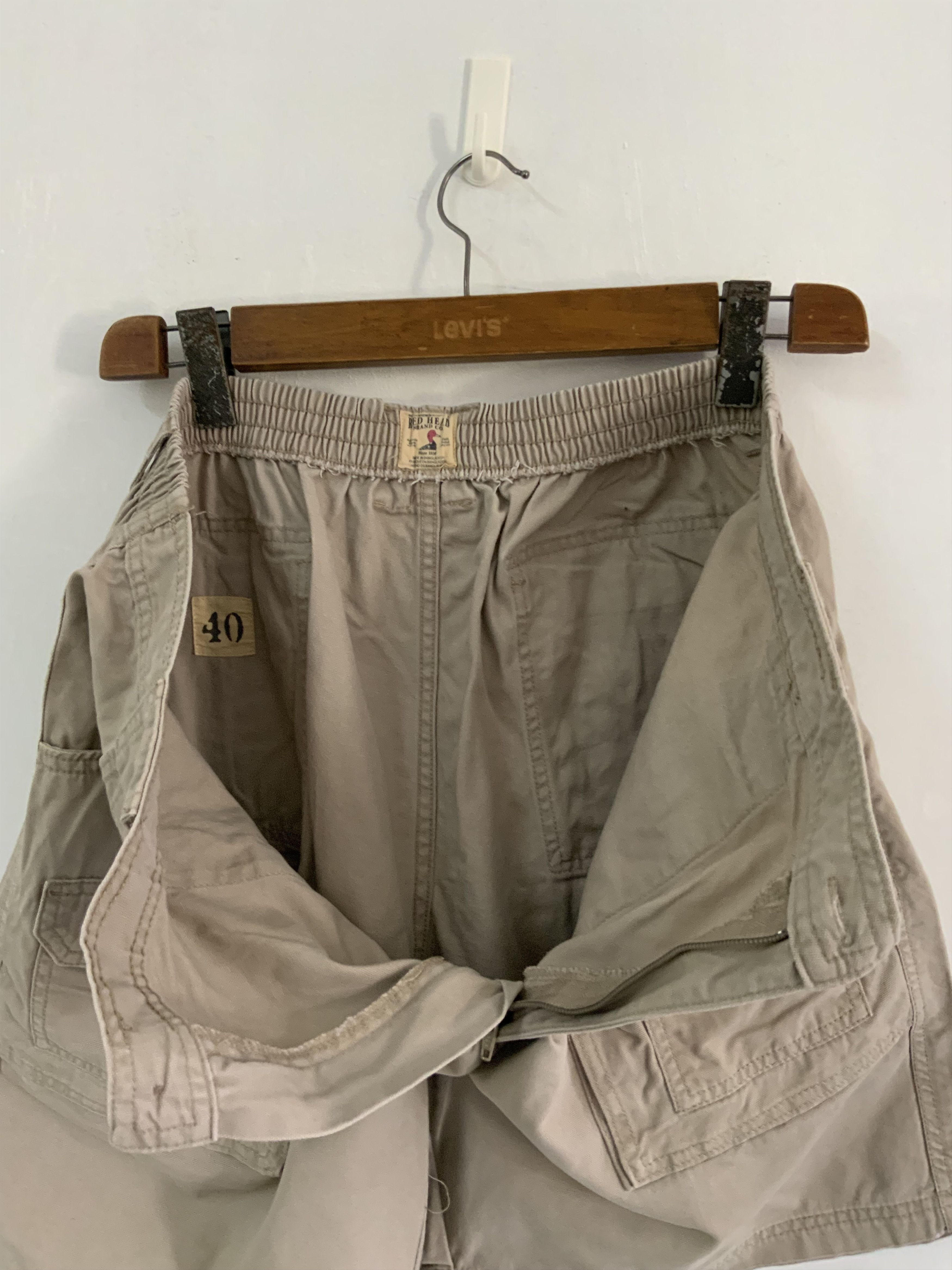Unsound Rags Red Hero Cargo Multipocket Shorts Size US 40 / EU 56 - 10 Thumbnail
