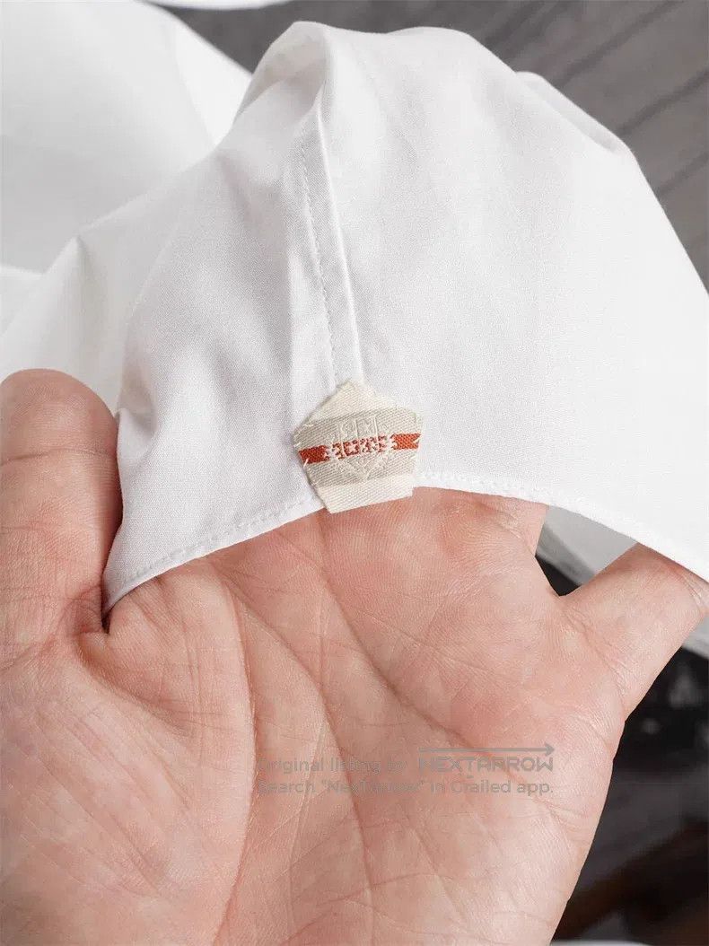 Loro Piana Loro Piana Pure Cotton Men's White Shirt Size US M / EU 48-50 / 2 - 5 Thumbnail