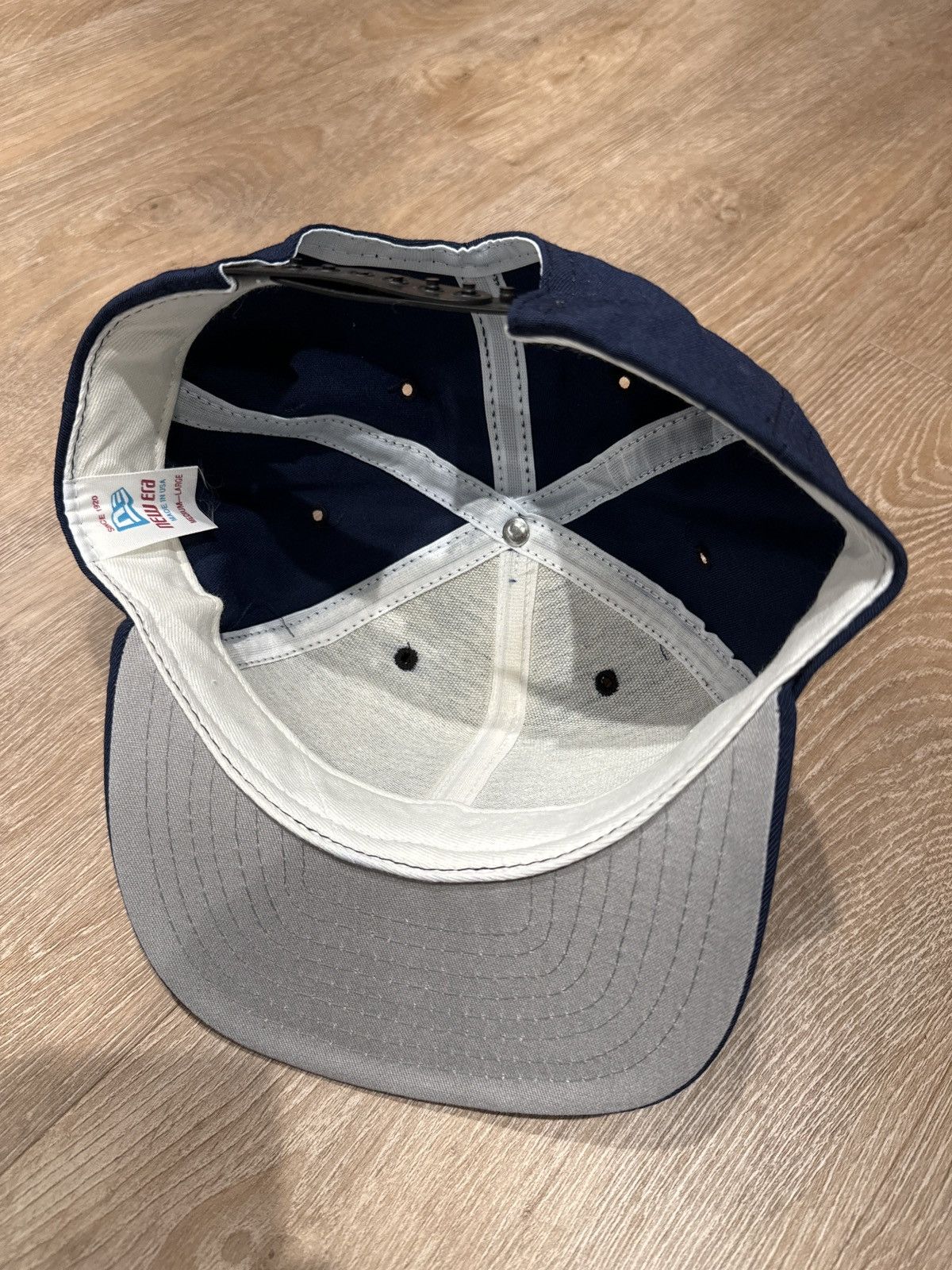 New Era Apple New Era Vintage Navy Snapback Hat 1997 Size ONE SIZE - 3 Thumbnail