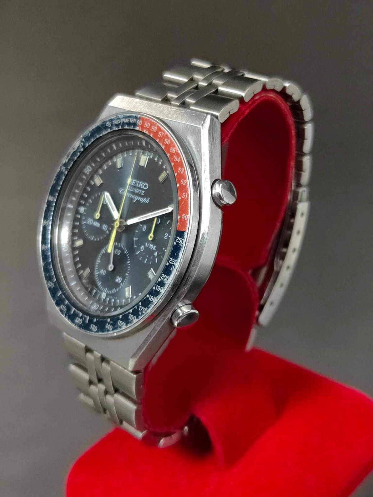 Seiko × Vintage Rare Vintage SEIKO 7A28-703A Pepsi Chronograph Men’s Watch Size ONE SIZE - 2 Thumbnail