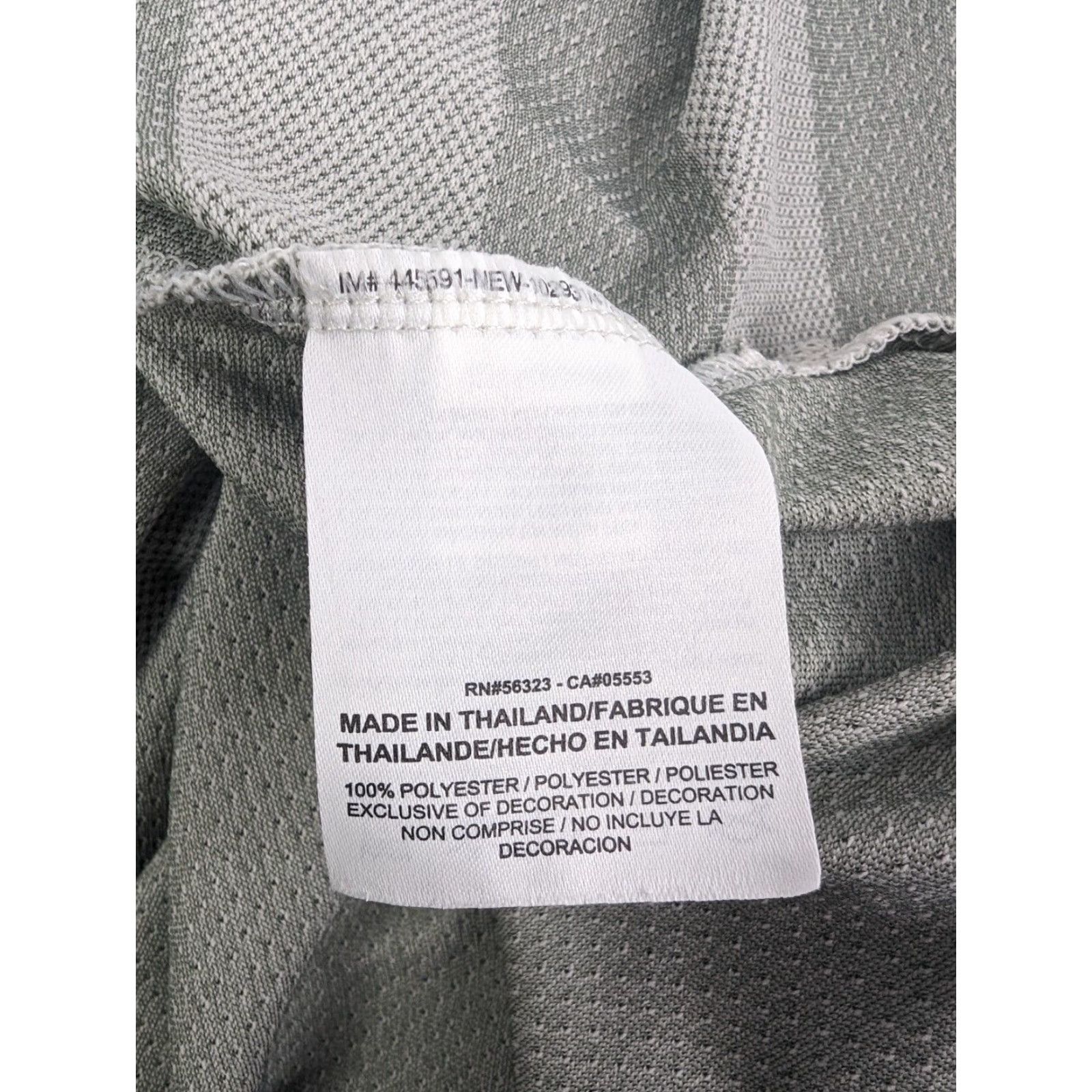 Nike Nike Zonal Cooling Striped Gray Golf Polo Shirt AH8467 Men's Size Large Size US L / EU 52-54 / 3 - 7 Thumbnail