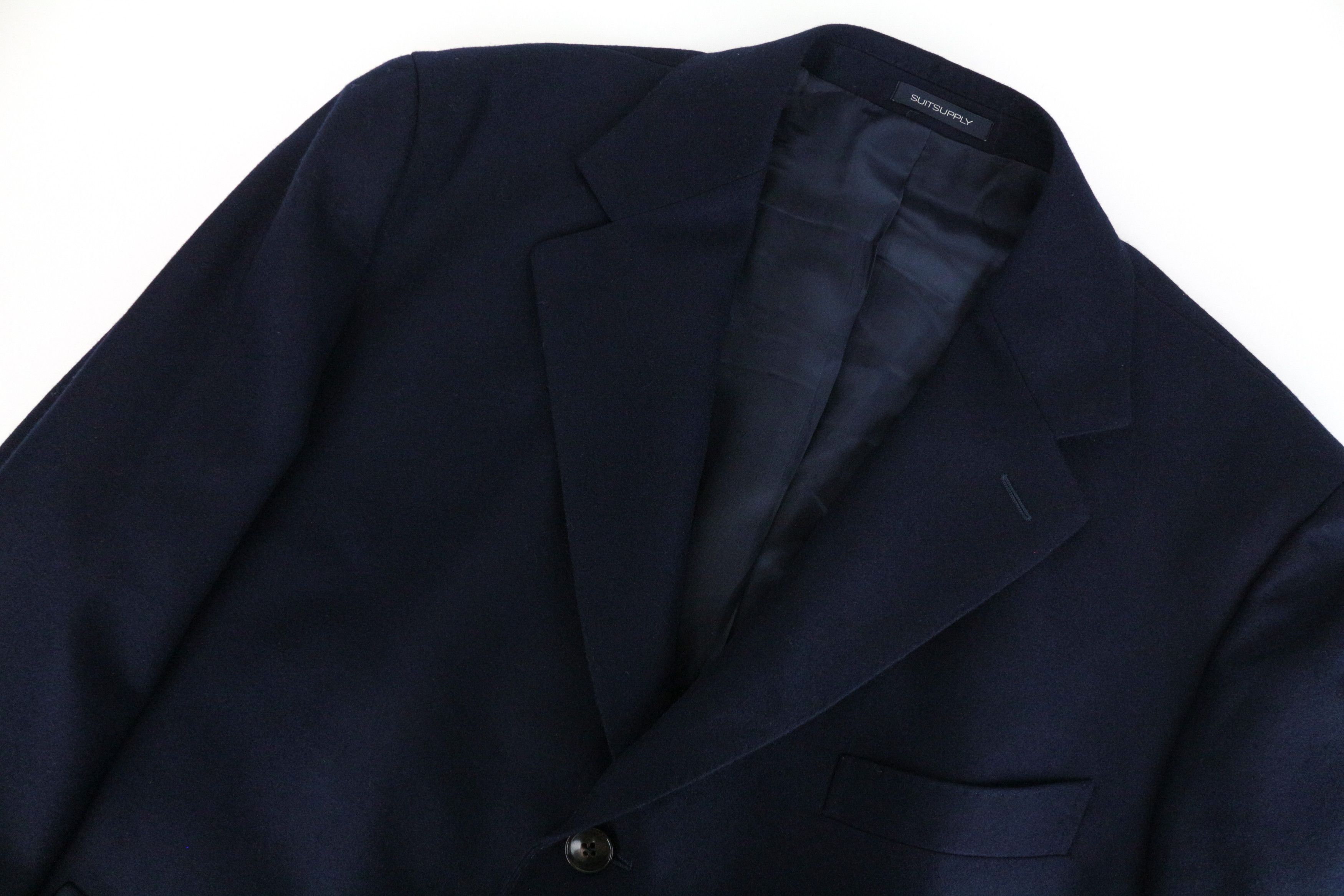 Suitsupply VICENZA UK52S Navy Wool Coat 66880 Size US XXL / EU 58 / 5 - 4 Thumbnail