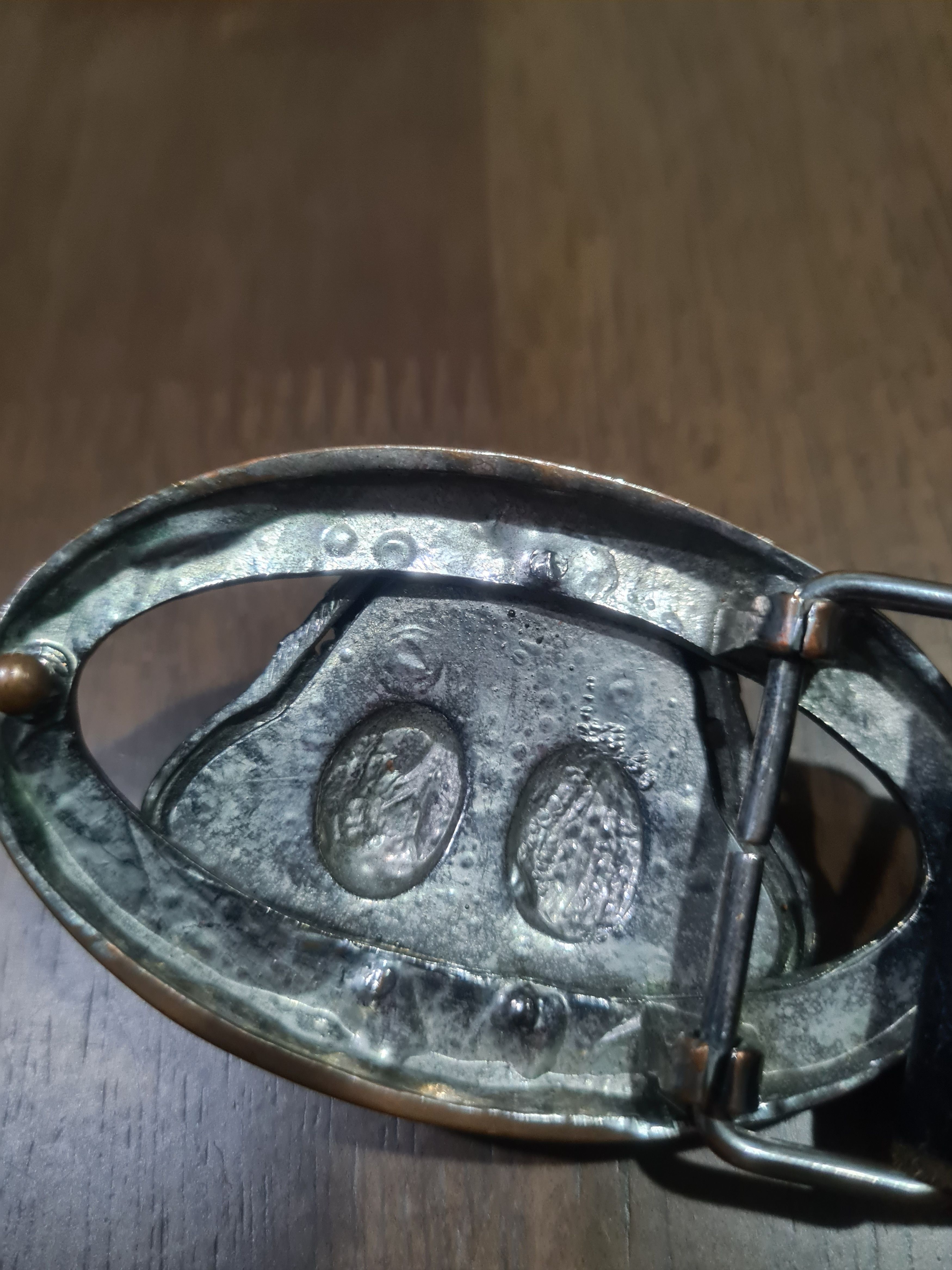 Hollywood Trading Company Custommade black studded leather belt Size 30 - 4 Thumbnail
