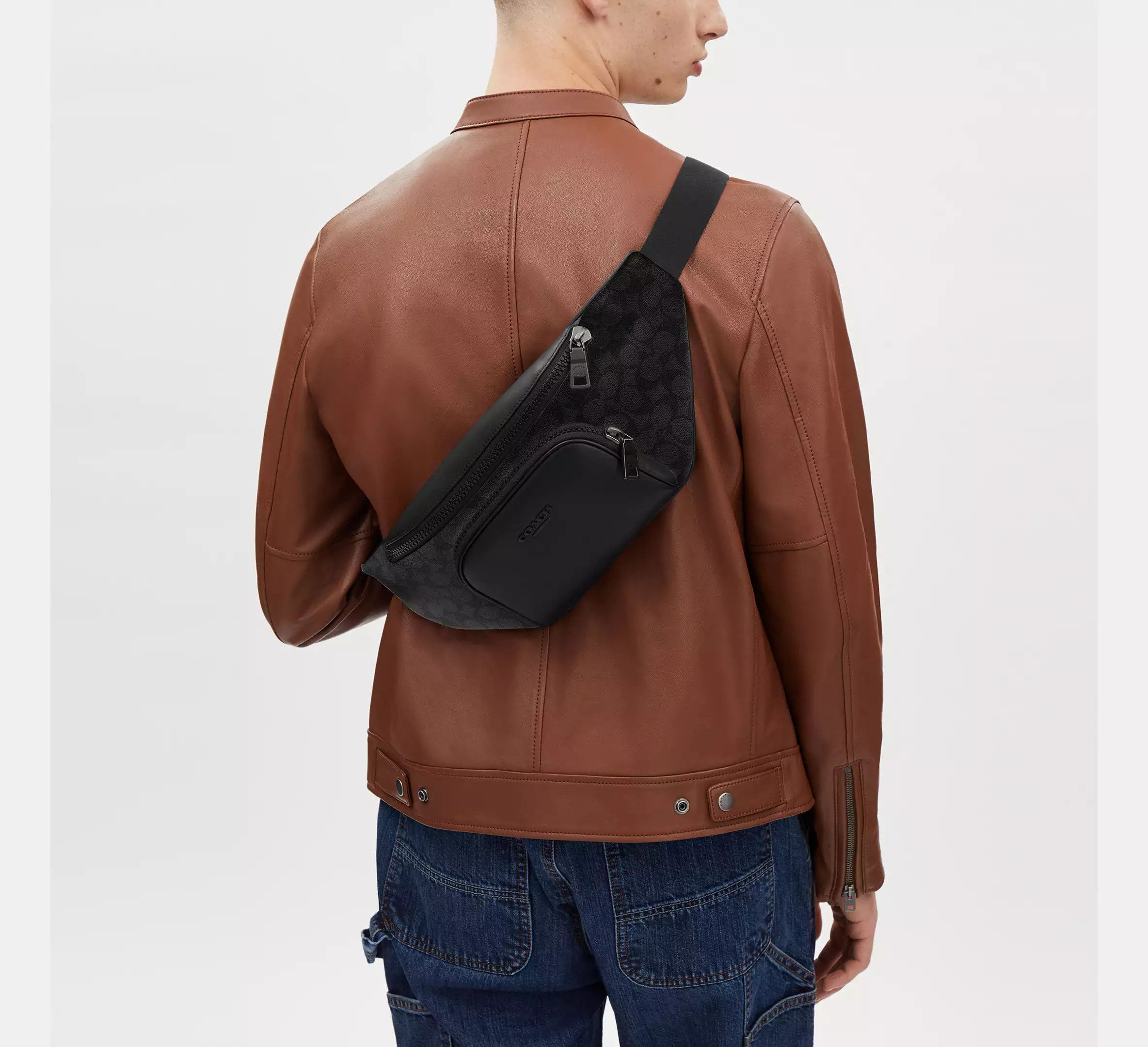 Coach Racer Belt Bag In Signature CT714 Size ONE SIZE - 9 Thumbnail