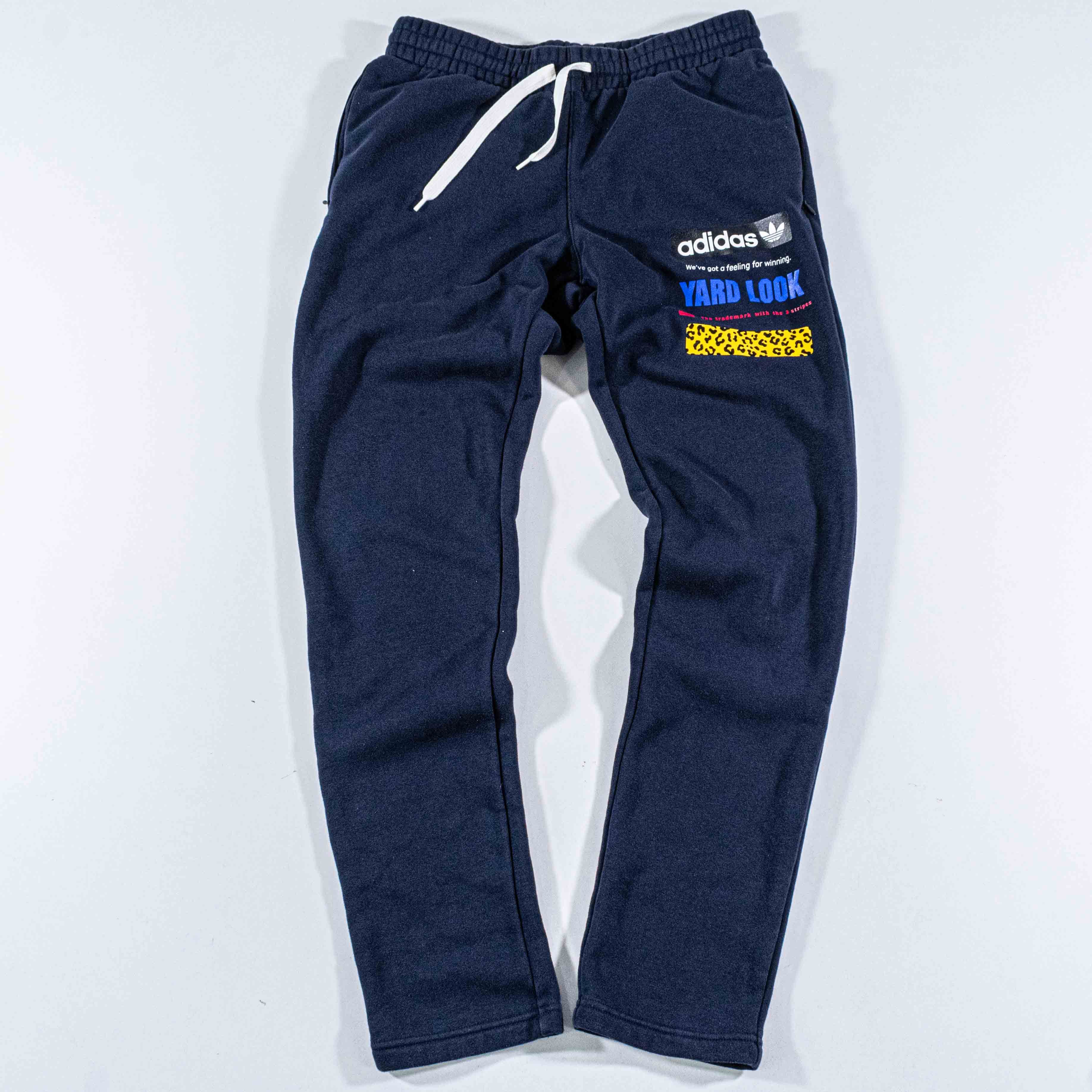 Adidas Adidas Yard Look Tapered Sweatpants Navy Joggers Y2K Logo Size US 30 / EU 46 - 1 Thumbnail